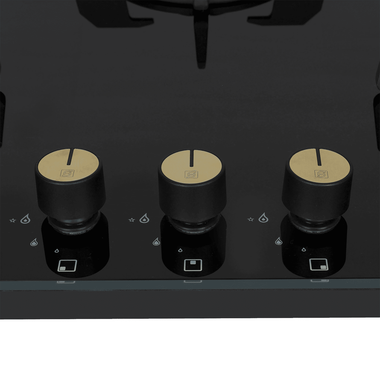 Faber Maxus HT783 CRS BR CI AI Toughened Glass Top 3 Burner Automatic Hob (High Quality Knob, Black)_5