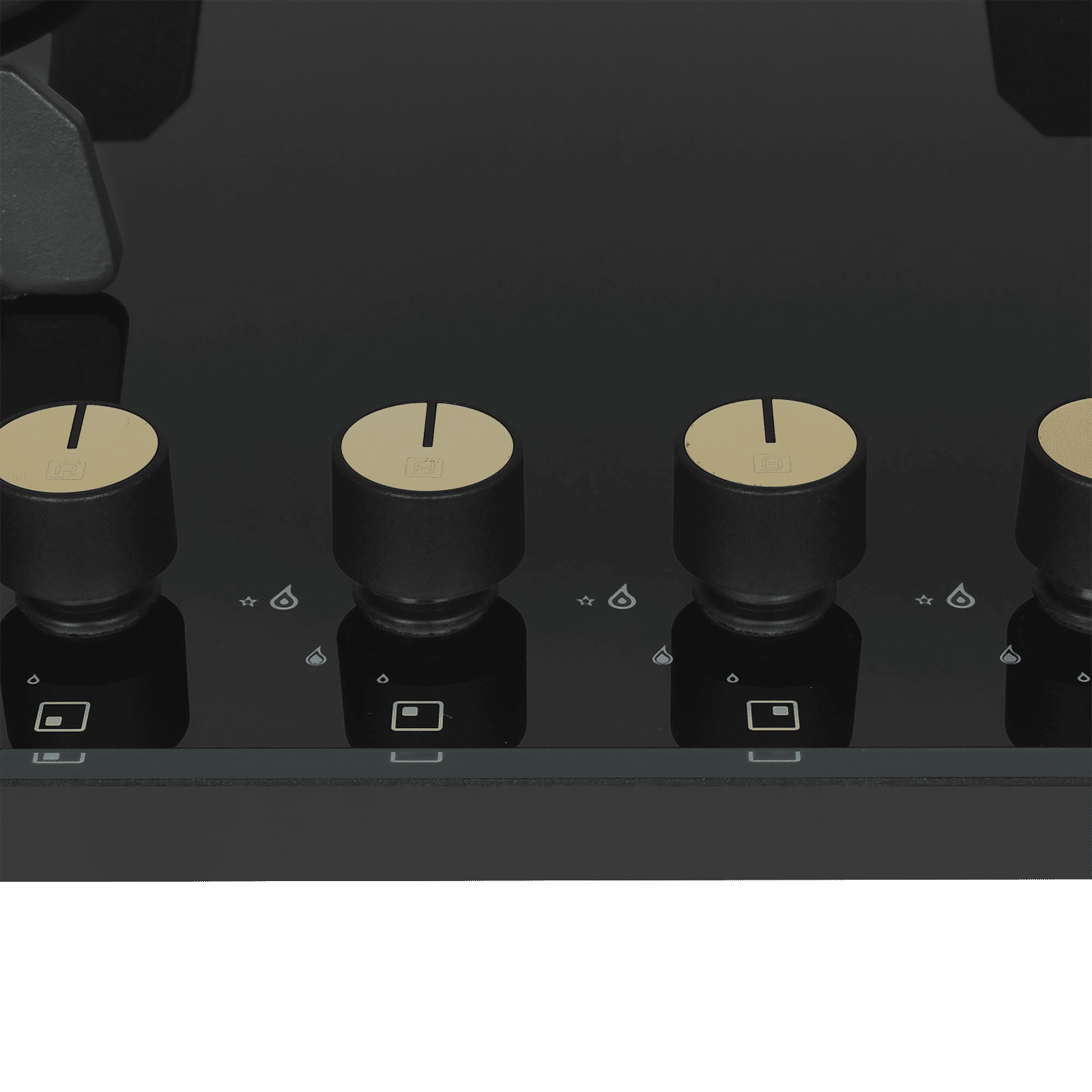 Faber Maxus HT784 CRS BR CI AI Toughened Glass Top 4 Burner Automatic Hob (High Quality Knob, Black)_5