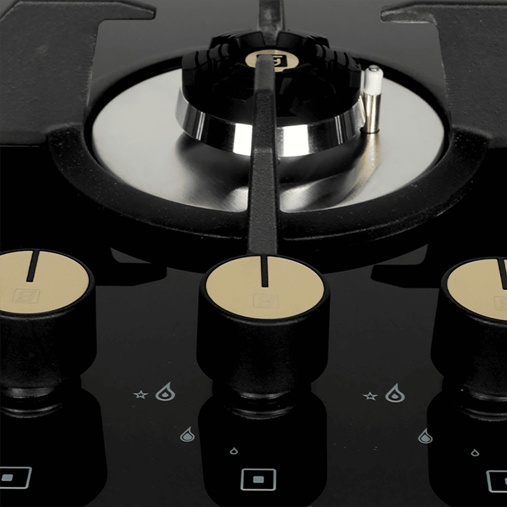 Faber Maxus HT803 CRS BR CI AI Toughened Glass Top 3 Burner Automatic Hob (High Quality Knob, Black) Faber Maxus HT803 CRS BR CI AI Toughened Glass Top 3 Burner Automatic Hob (High Quality Knob, Black)_5
