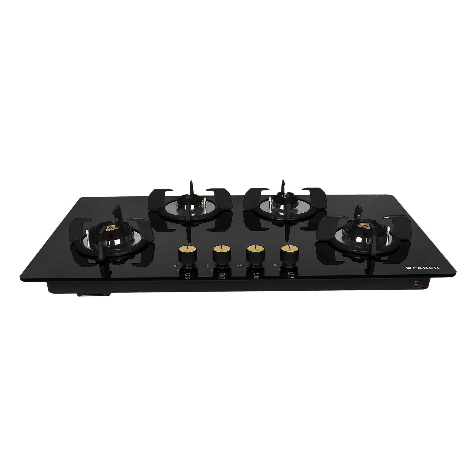 Faber Maxus HT904 CRS BR CI AI Toughened Glass Top 4 Burner Automatic Hob (High Quality Knob, Black) Faber Maxus HT904 CRS BR CI AI Toughened Glass Top 4 Burner Automatic Hob (High Quality Knob, Black)_1