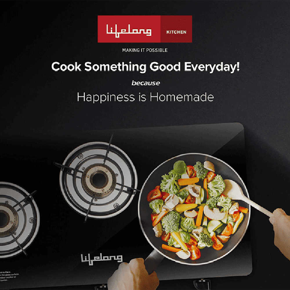 Lifelong LLGS18 Toughened Glass Top 3 Burner Manual Gas Stove (Anti-Skid Feet, Black)_7