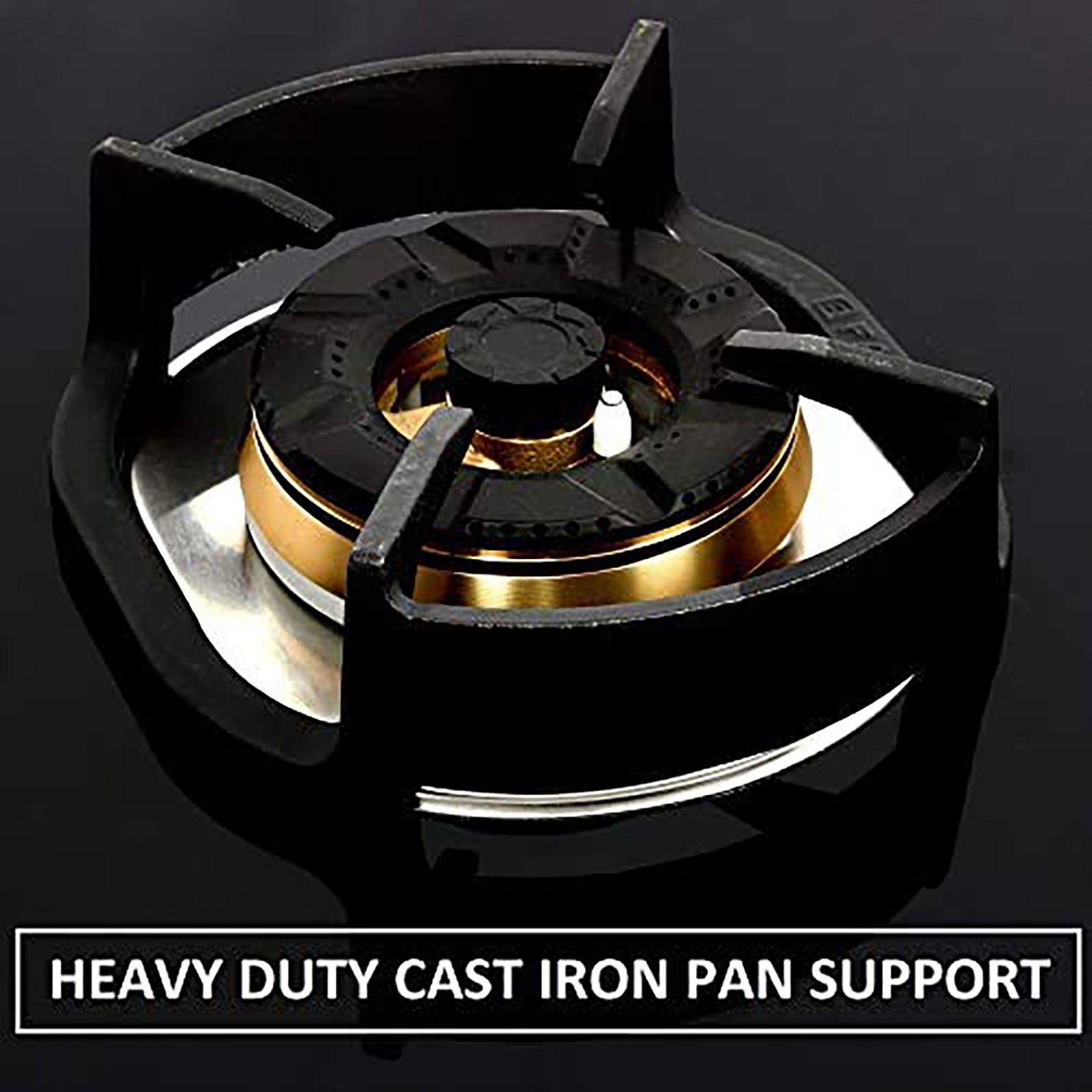 Faber Nexus IND HT784 CRS BR CI AI Toughened Glass Top 4 Burner Automatic Hob (Heavy Duty Pan Support, Black)_9