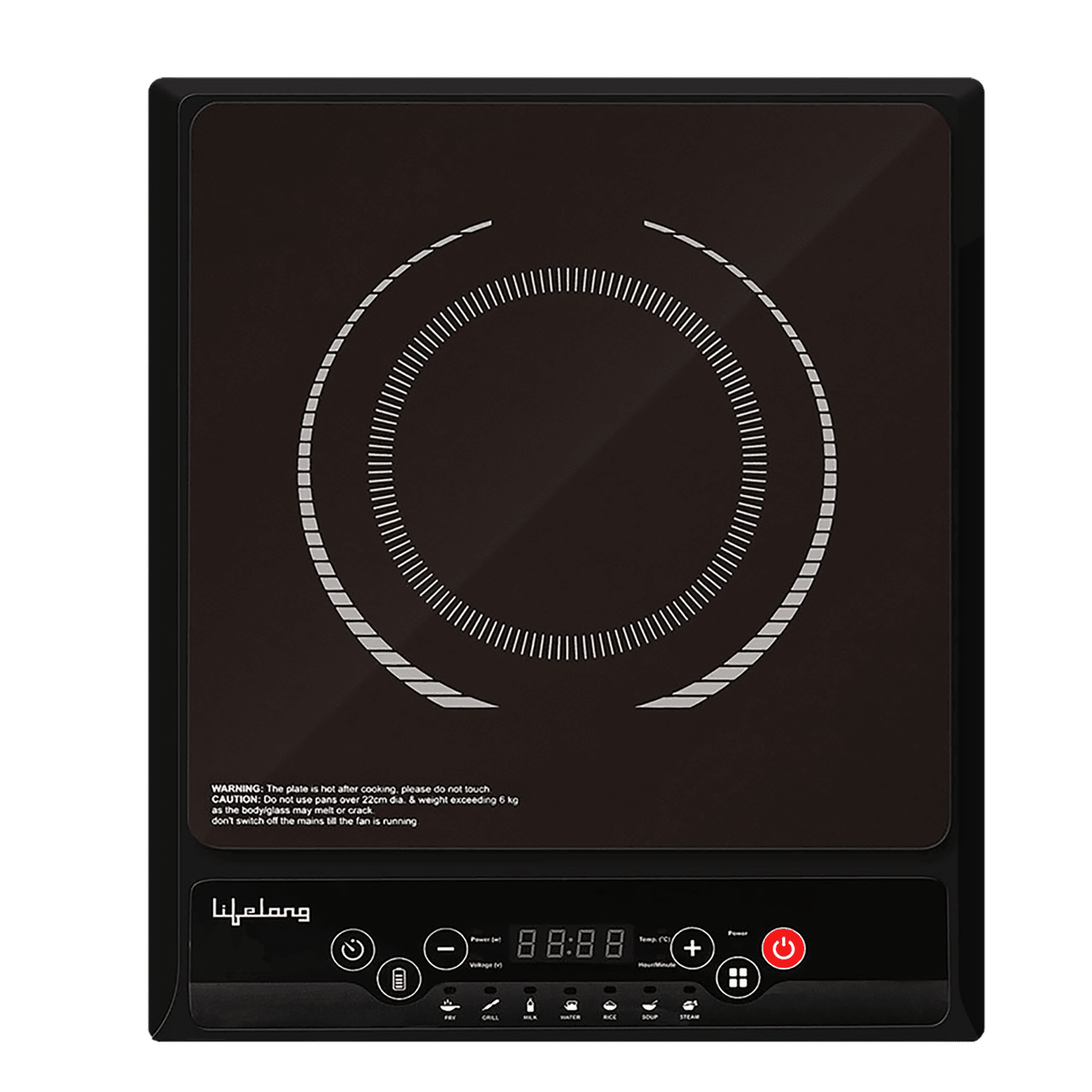 Lifelong Inferno VX 2000W Induction Cooktop with 7 Preset Menus Lifelong Inferno VX 2000W Induction Cooktop with 7 Preset Menus_1