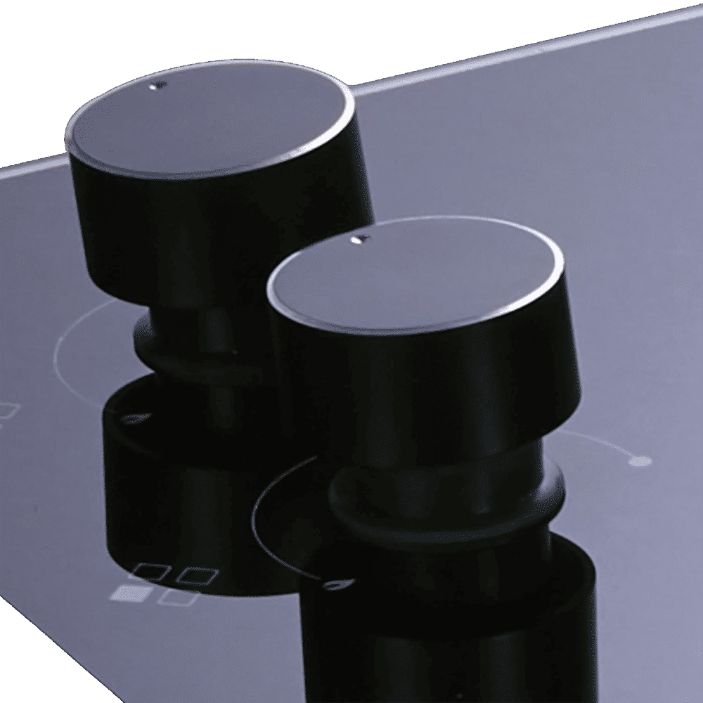 Elica 694 CT VETRO 2J (TKN CROWN DT SERIES) Toughened Glass Top 4 Burner Manual Gas Stove (Ultra Slim Frame, Black)_6