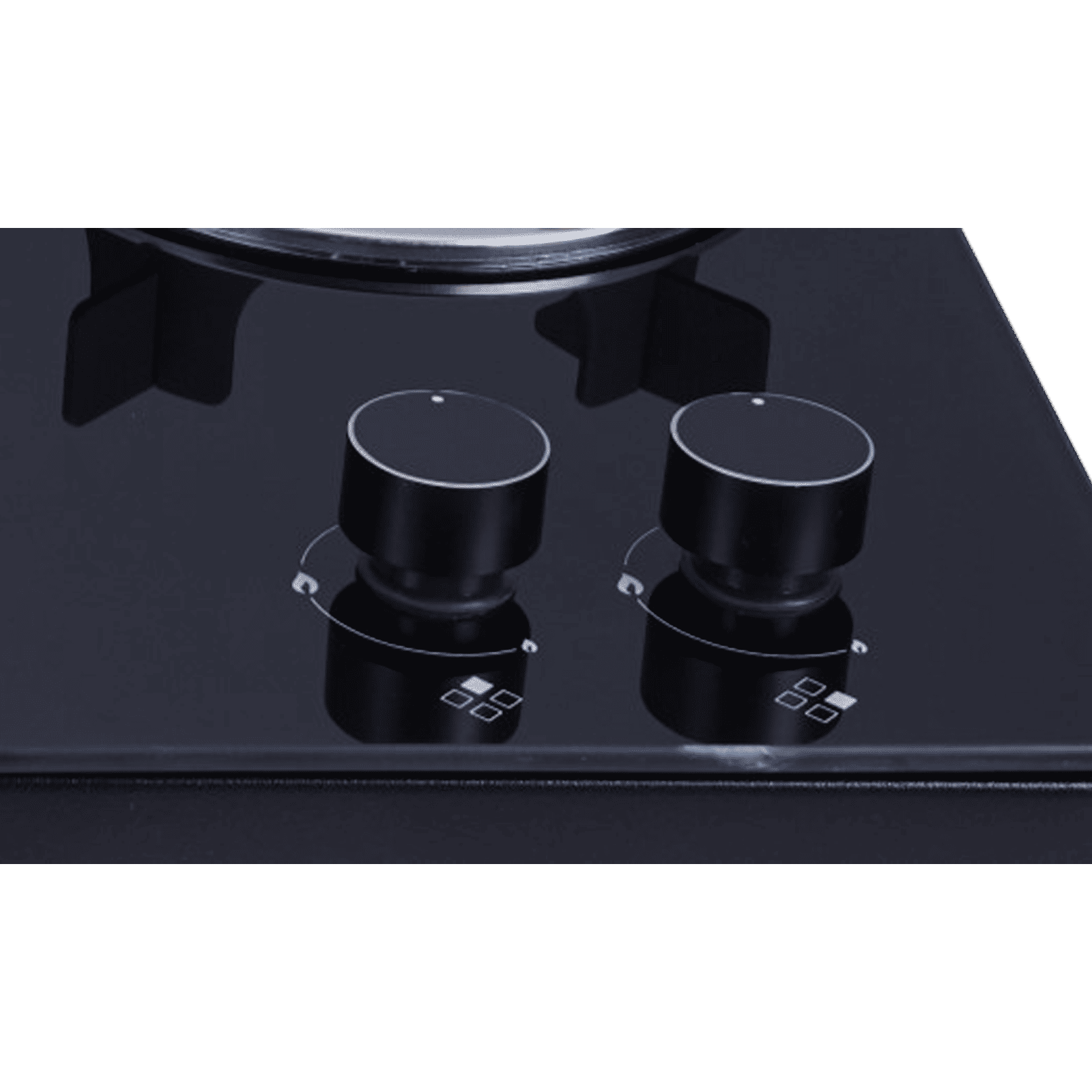 Elica 694 CT VETRO 2J (TKN CROWN DT SERIES) Toughened Glass Top 4 Burner Manual Gas Stove (Ultra Slim Frame, Black)_7