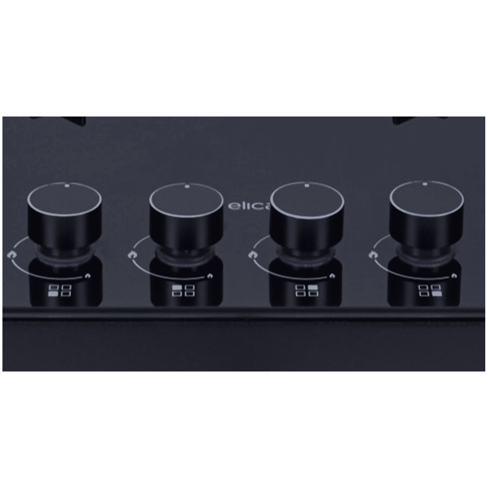 Elica 904 CT VETRO 2J (TKN CROWN DT SERIES) Toughened Glass Top 4 Burner Automatic Gas Stove (Ultra Slim Frame, Black) Elica 904 CT VETRO 2J (TKN CROWN DT SERIES) Toughened Glass Top 4 Burner Automatic Gas Stove (Ultra Slim Frame, Black)_8