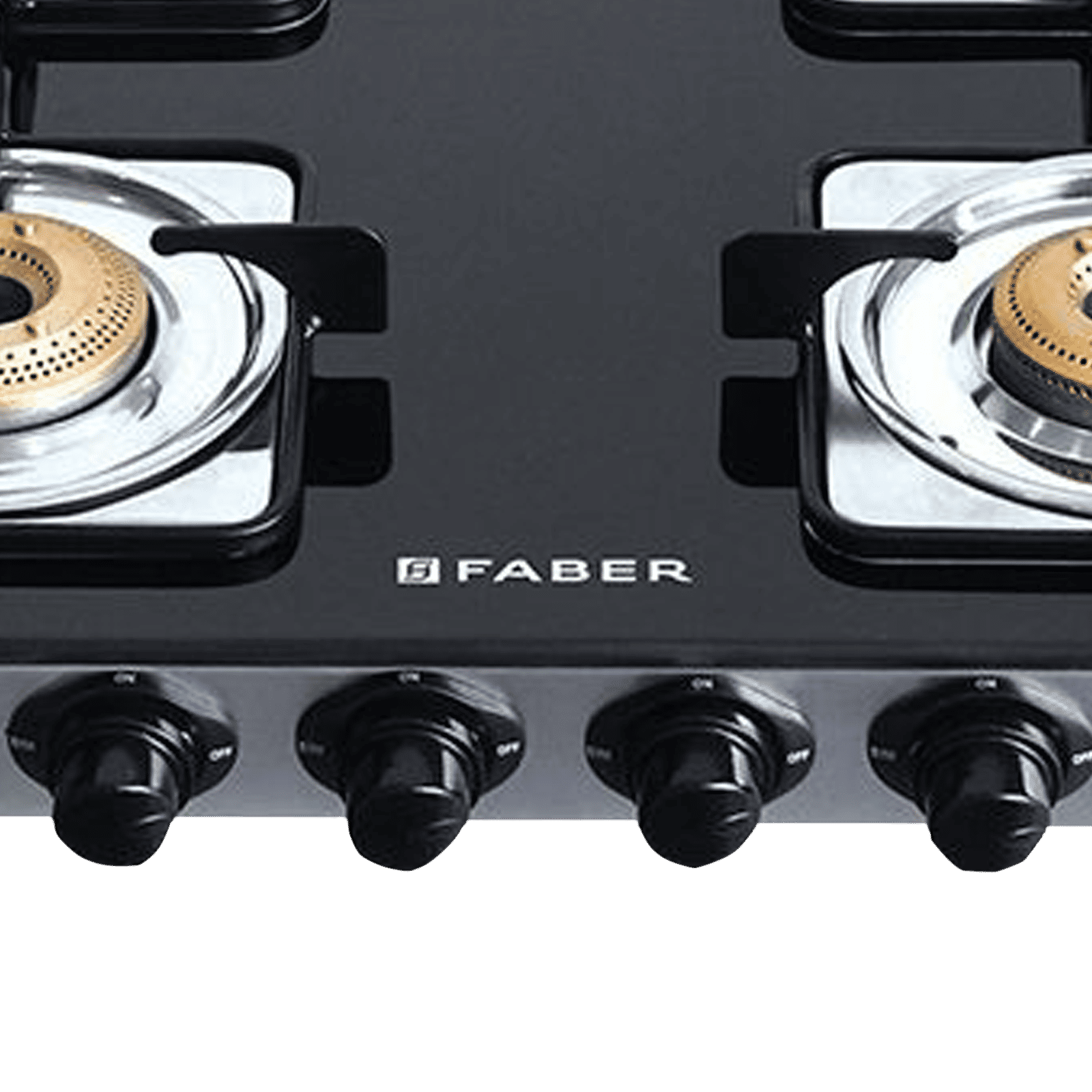 FABER Supreme Plus C 4BB AI 4 Burner Manual Hob (Euro Coating Square Pan Support, Black) FABER Supreme Plus C 4BB AI 4 Burner Manual Hob (Euro Coating Square Pan Support, Black)_11