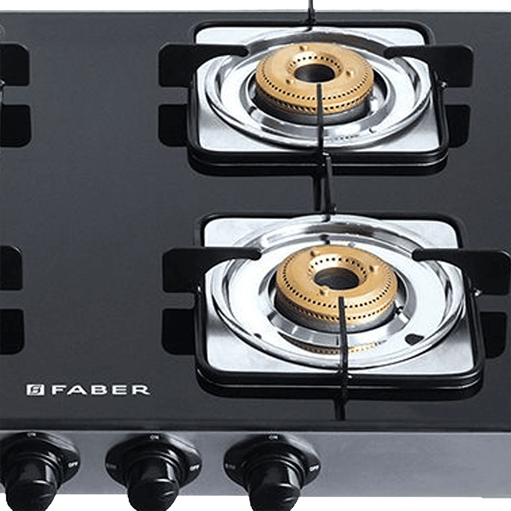 FABER Supreme Plus C 4BB AI 4 Burner Manual Hob (Euro Coating Square Pan Support, Black) FABER Supreme Plus C 4BB AI 4 Burner Manual Hob (Euro Coating Square Pan Support, Black)_12