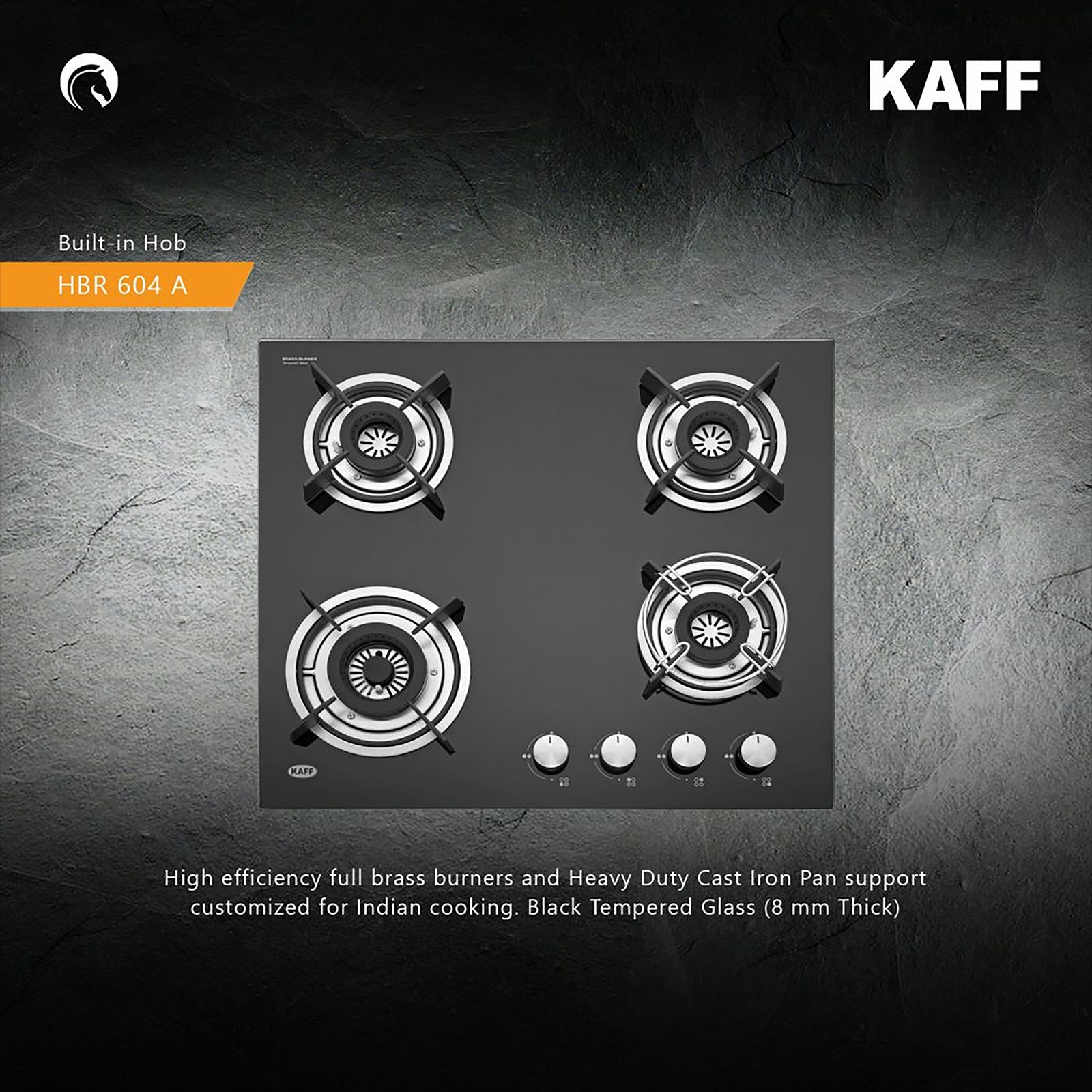 KAFF HBR 604 A Tempered Glass Top 4 Burner Automatic Electric Hob (Matte Enamelled Pan Support, Black) KAFF HBR 604 A Tempered Glass Top 4 Burner Automatic Electric Hob (Matte Enamelled Pan Support, Black)_15