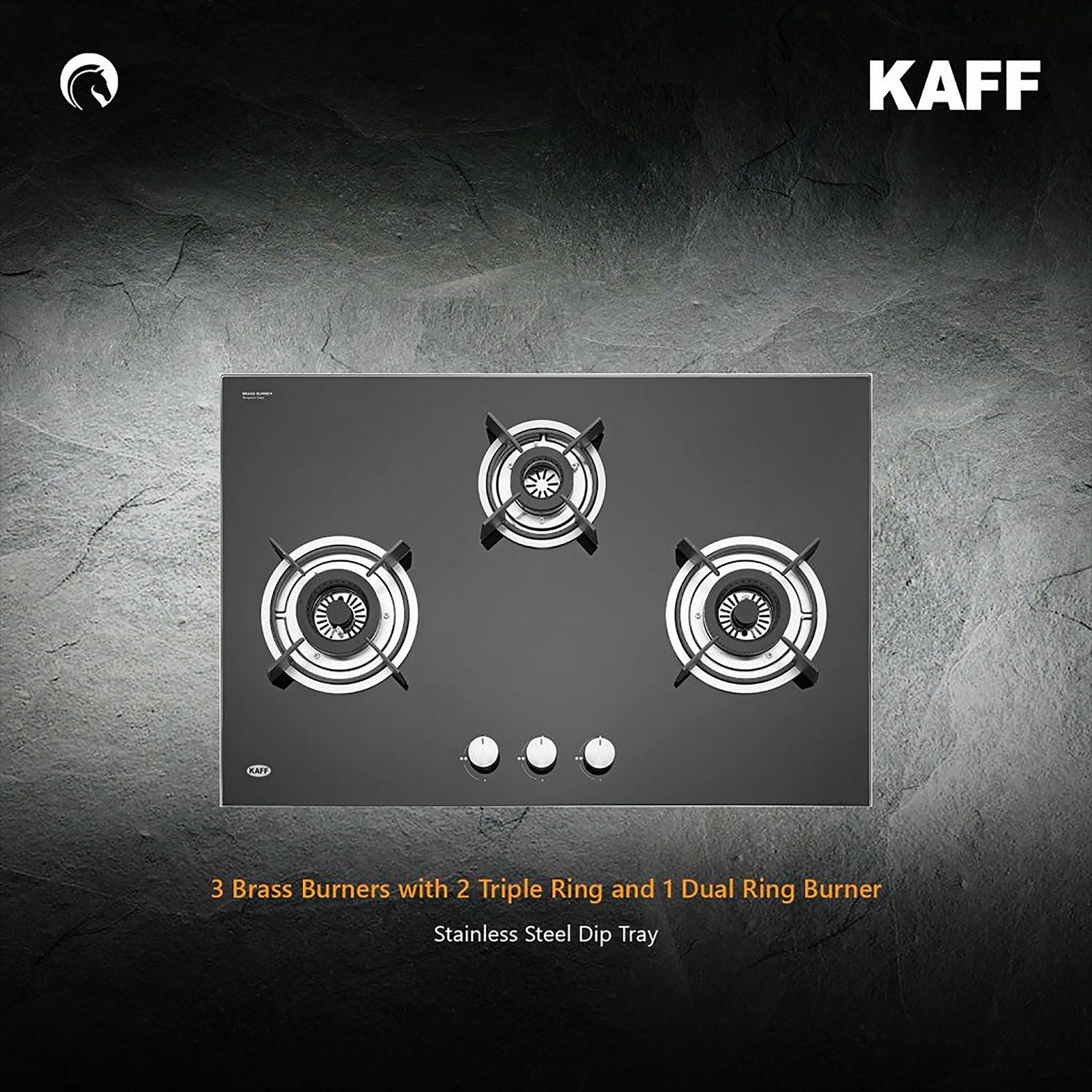 KAFF HBR 783 B Tempered Glass Top 3 Burner Automatic Electric Hob (Matte Enamelled Pan Support, Black) KAFF HBR 783 B Tempered Glass Top 3 Burner Automatic Electric Hob (Matte Enamelled Pan Support, Black)_12