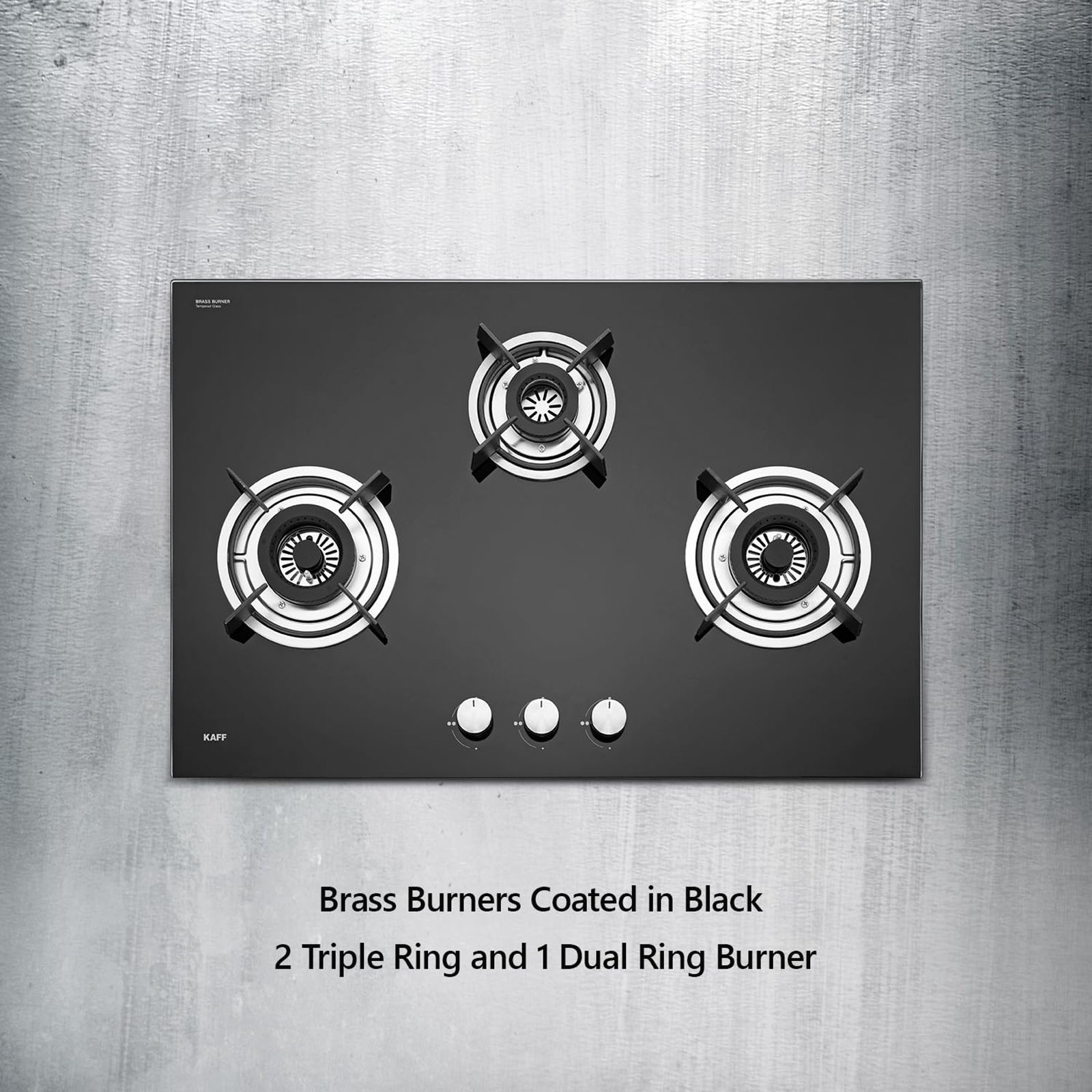 KAFF HBR 783 B Tempered Glass Top 3 Burner Automatic Electric Hob (Matte Enamelled Pan Support, Black) KAFF HBR 783 B Tempered Glass Top 3 Burner Automatic Electric Hob (Matte Enamelled Pan Support, Black)_16