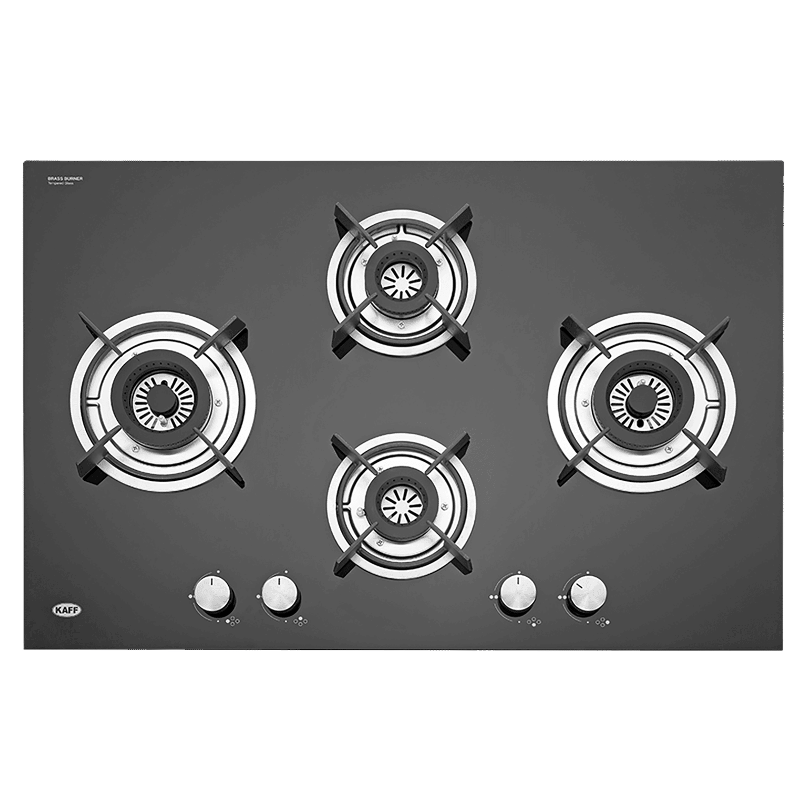 KAFF HBR 784 A Tempered Glass Top 4 Burner Automatic Electric Hob (Enamelled Matt Finish Grills, Black) KAFF HBR 784 A Tempered Glass Top 4 Burner Automatic Electric Hob (Enamelled Matt Finish Grills, Black)_4
