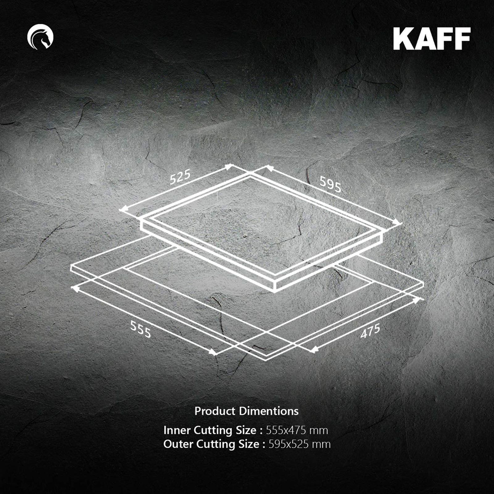 KAFF Crista Tempered Glass Top 4 Burner Automatic Hob (Matte Enamelled Pan Support, Black)_16