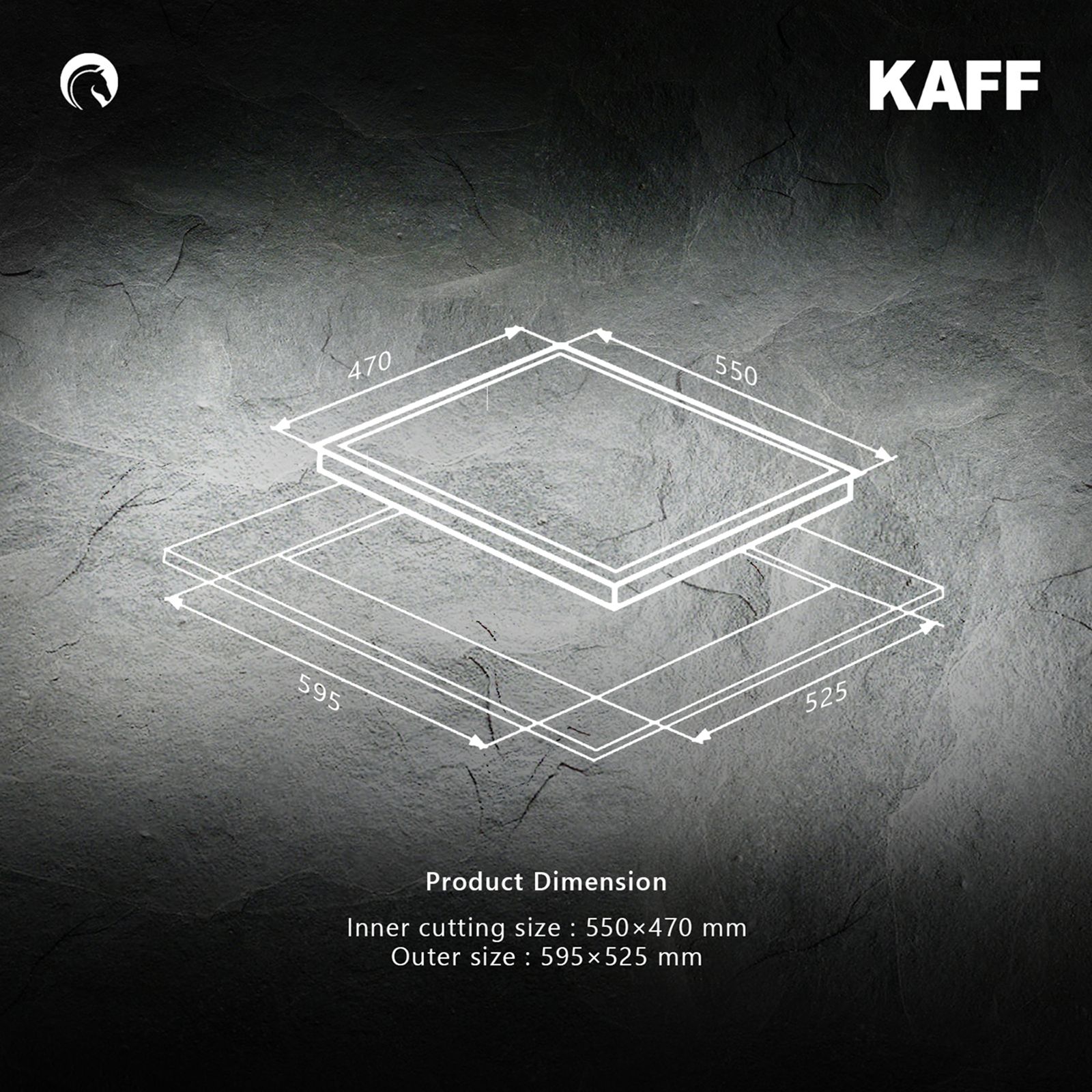 KAFF KH60 BR4 Tempered Glass Top 4 Burner Automatic Electric Hob (Heavy Duty Cast Iron Pan Support, Black)_8