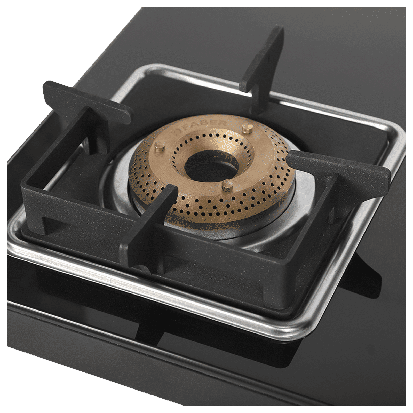 Faber Remo 4BB BK Toughened Glass Top 4 Burner Manual Gas Stove (Shatter Proof, Black) Faber Remo 4BB BK Toughened Glass Top 4 Burner Manual Gas Stove (Shatter Proof, Black)_4