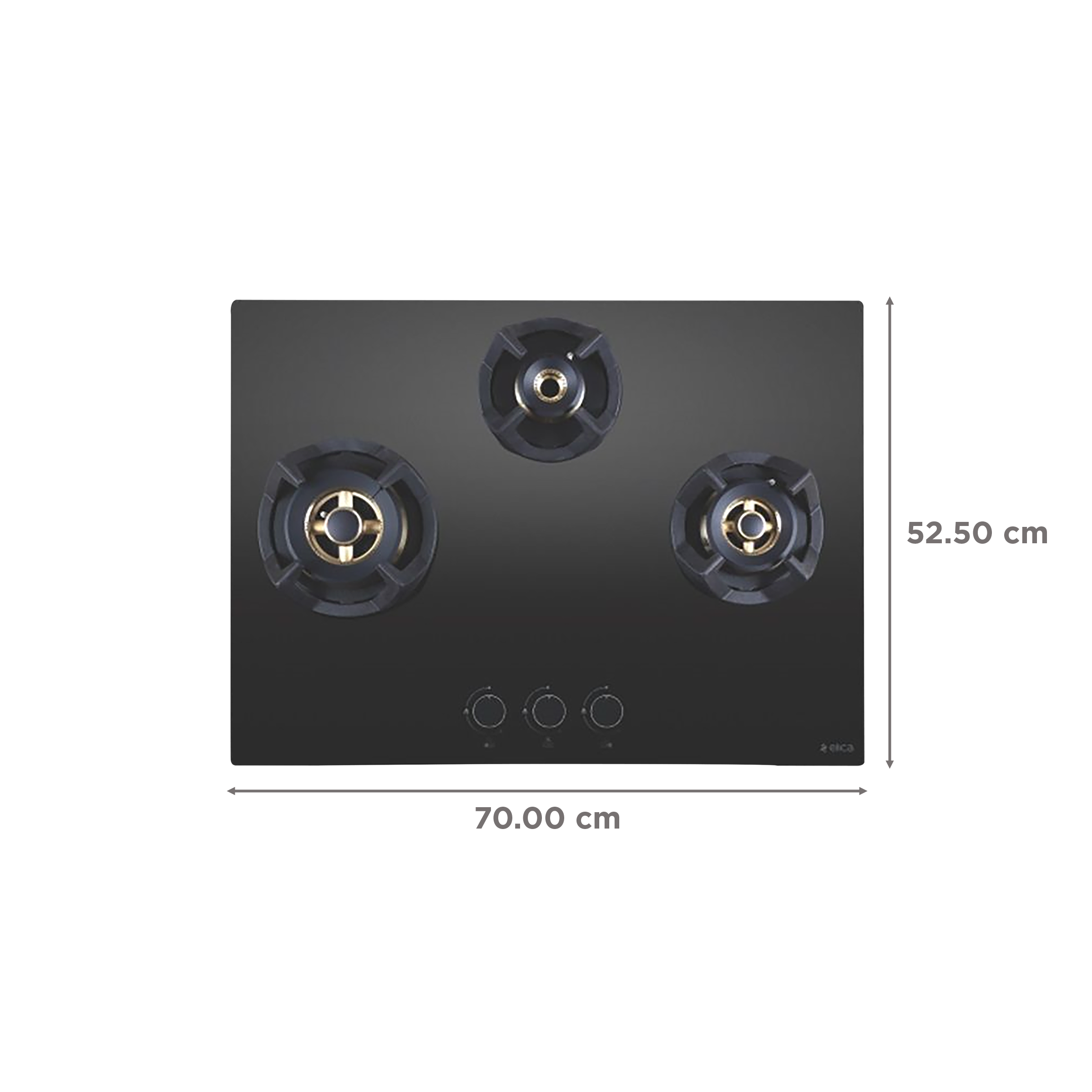 Elica CLASSIC FLEXI FB MFC 3B 70 MT FFD Glass Top 3 Burner Automatic Electric Hob (Heavy Duty Multi Frame Burners, Black) Elica CLASSIC FLEXI FB MFC 3B 70 MT FFD Glass Top 3 Burner Automatic Electric Hob (Heavy Duty Multi Frame Burners, Black)_2