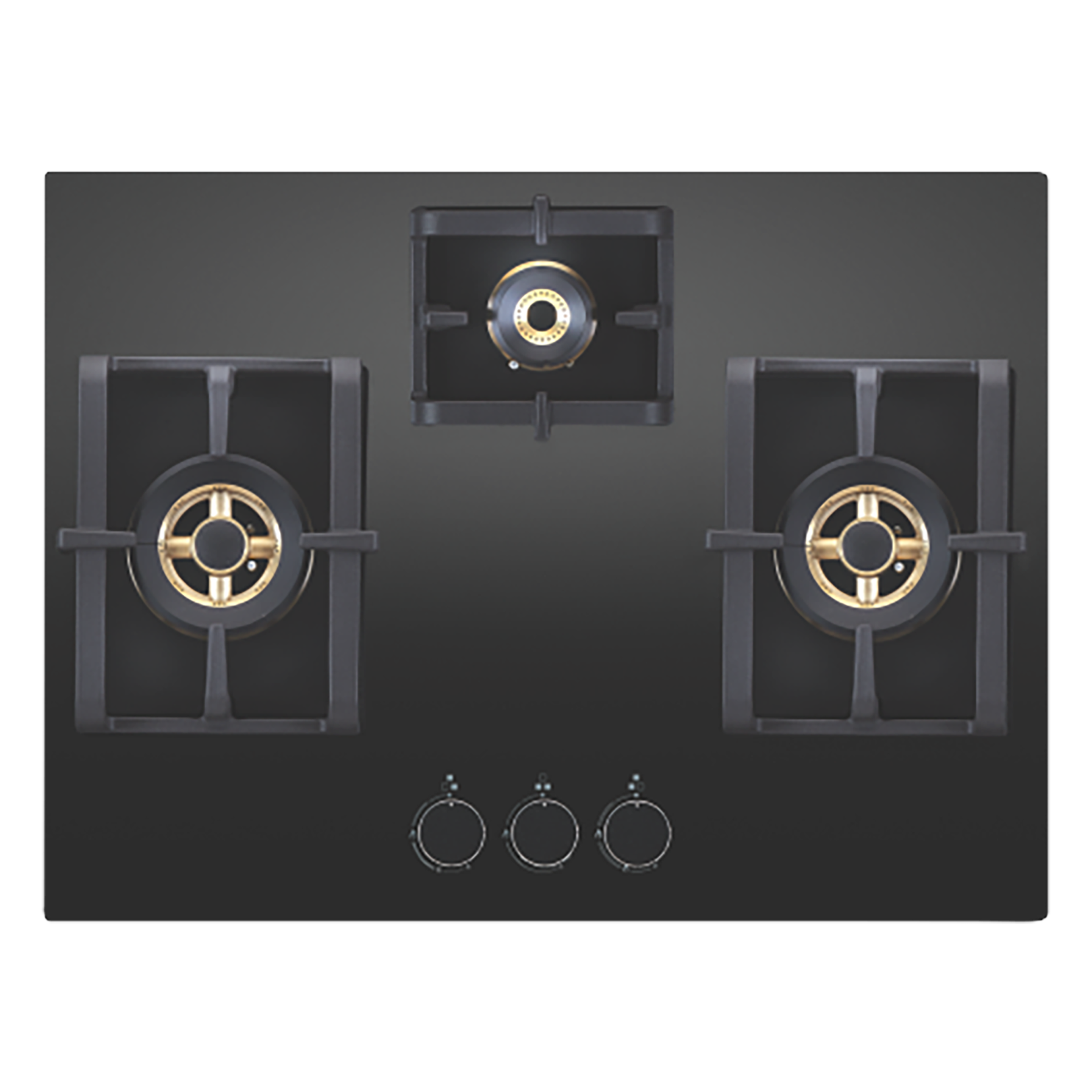 Elica PRO AB MFC 3B 70 DX FFD Glass Top 3 Burner Automatic Electric Hob (Cast Iron Grid, Black) Elica PRO AB MFC 3B 70 DX FFD Glass Top 3 Burner Automatic Electric Hob (Cast Iron Grid, Black)_1