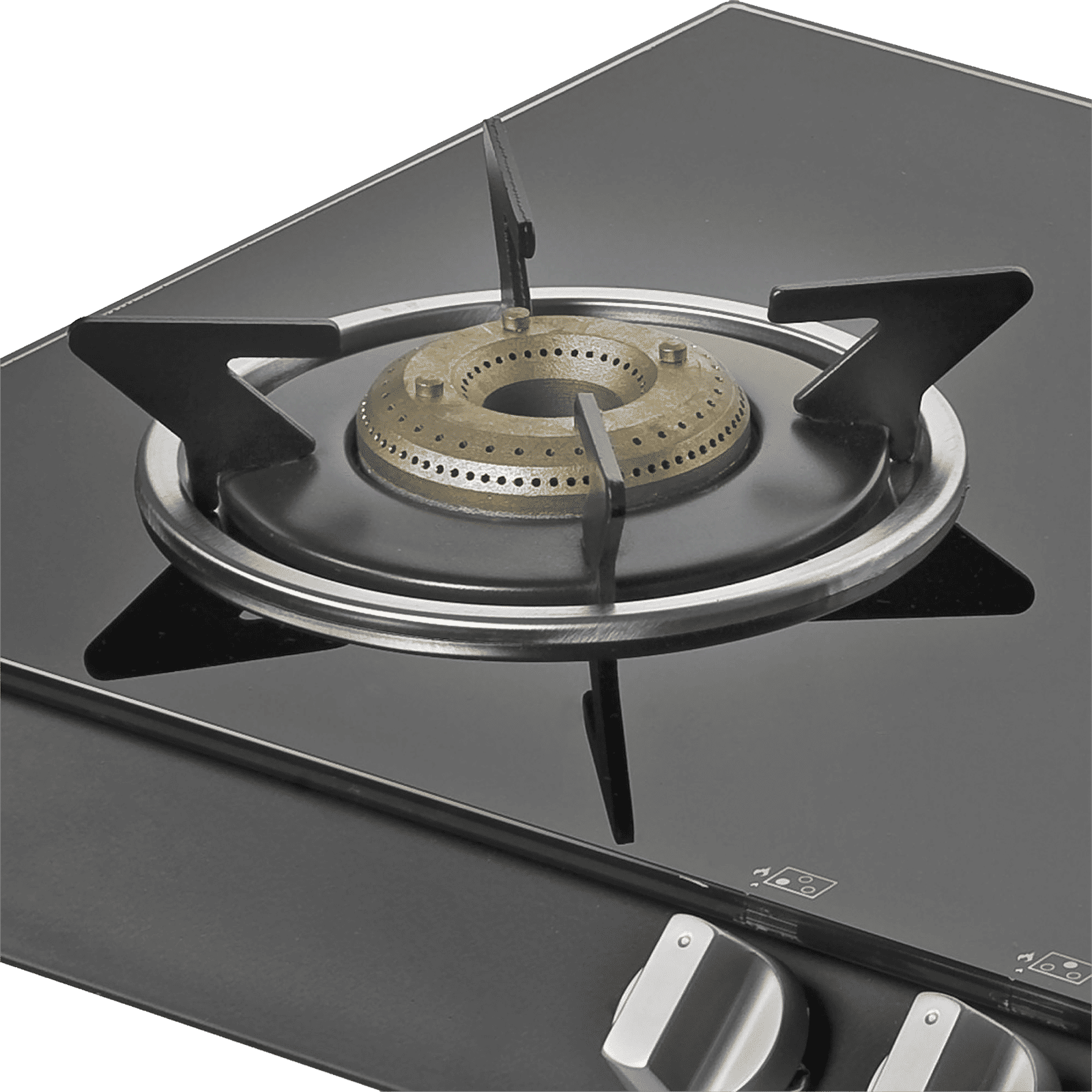 KAFF CTB713BAI Toughened Glass Top 3 Burner Automatic Gas Stove (Heavy Duty Pan Support, Black) KAFF CTB713BAI Toughened Glass Top 3 Burner Automatic Gas Stove (Heavy Duty Pan Support, Black)_4