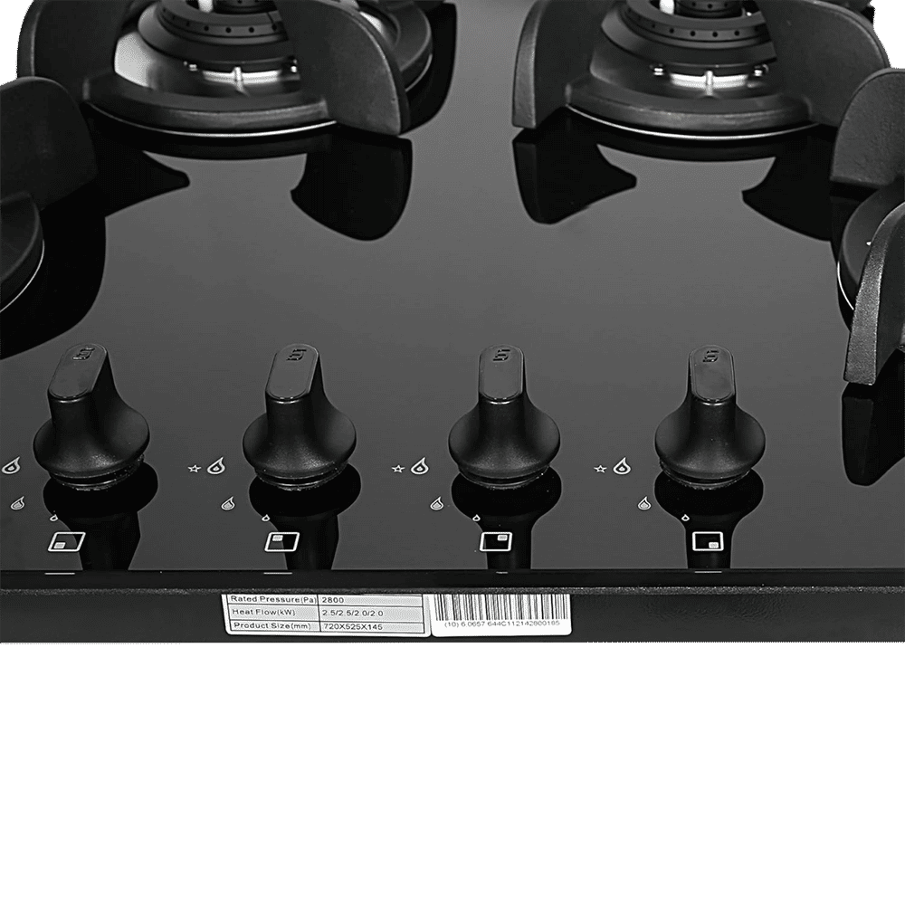 Faber Ultima HT724 CRS BR CI AI Toughened Glass Top 4 Burner Automatic Electric Hob (Premium Quality Knob, Black) Faber Ultima HT724 CRS BR CI AI Toughened Glass Top 4 Burner Automatic Electric Hob (Premium Quality Knob, Black)_5