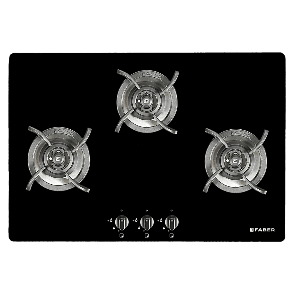 Faber Ultima Plus HT783 CRS BR CI AI Toughened Glass Top 3 Burner Automatic Hob (Cast Iron Pan Support, Black) Faber Ultima Plus HT783 CRS BR CI AI Toughened Glass Top 3 Burner Automatic Hob (Cast Iron Pan Support, Black)_6