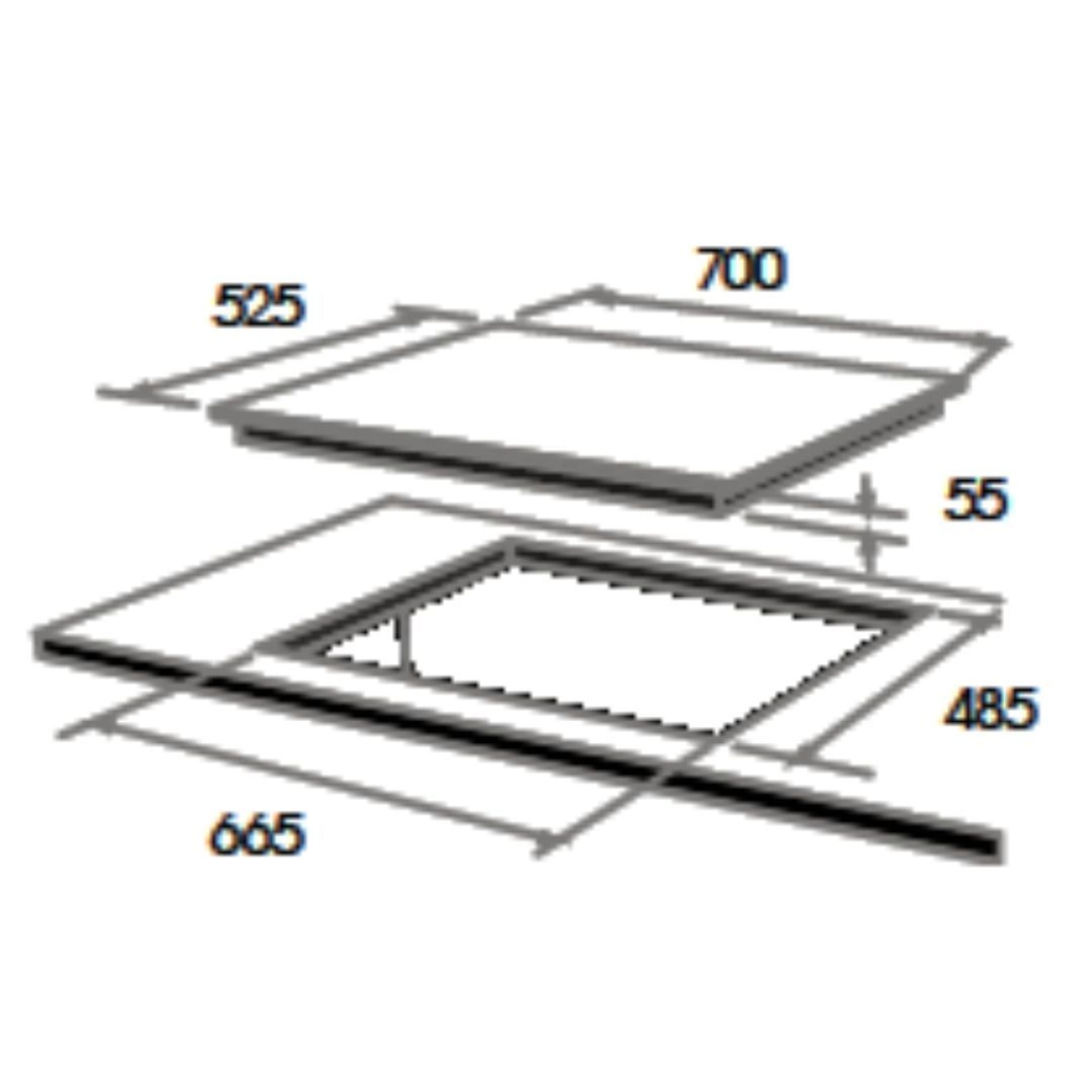 Elica FLEXI MFC FB 370 SWIRL Toughened Glass Top 3 Burner Automatic Electric Hob (Cast Iron Grid, Black)_7