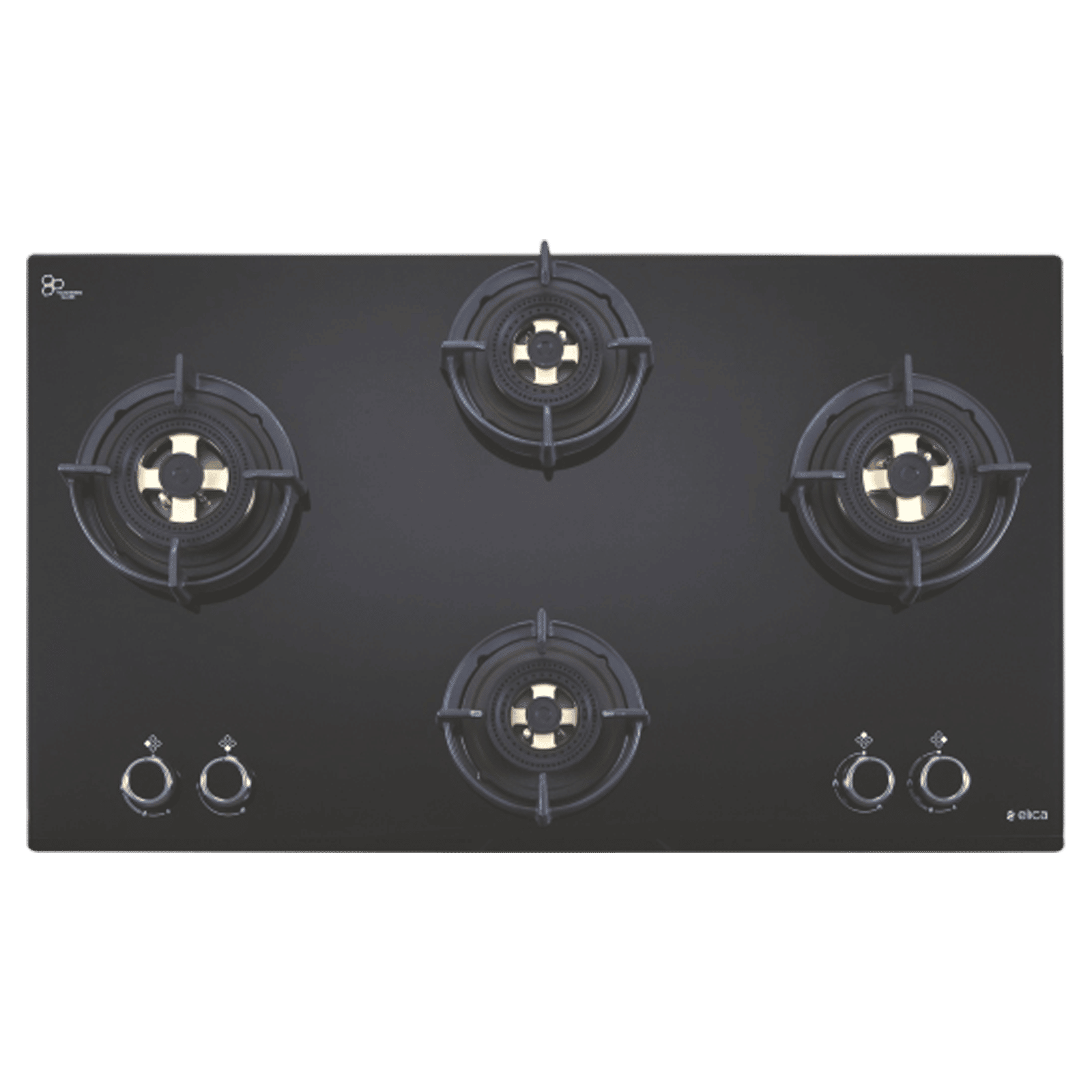 Elica FLEXI DFS FB 4B 70 TX Glass Top 4 Burner Automatic Electric Hob (Round Enamelled Grid, Black) Elica FLEXI DFS FB 4B 70 TX Glass Top 4 Burner Automatic Electric Hob (Round Enamelled Grid, Black)_1
