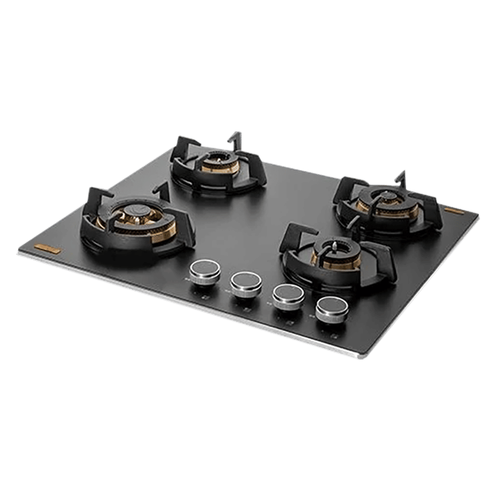 KAFF MSM 604 Glass Top 4 Burner Automatic Hob (Flame Failure Device, Black)_1