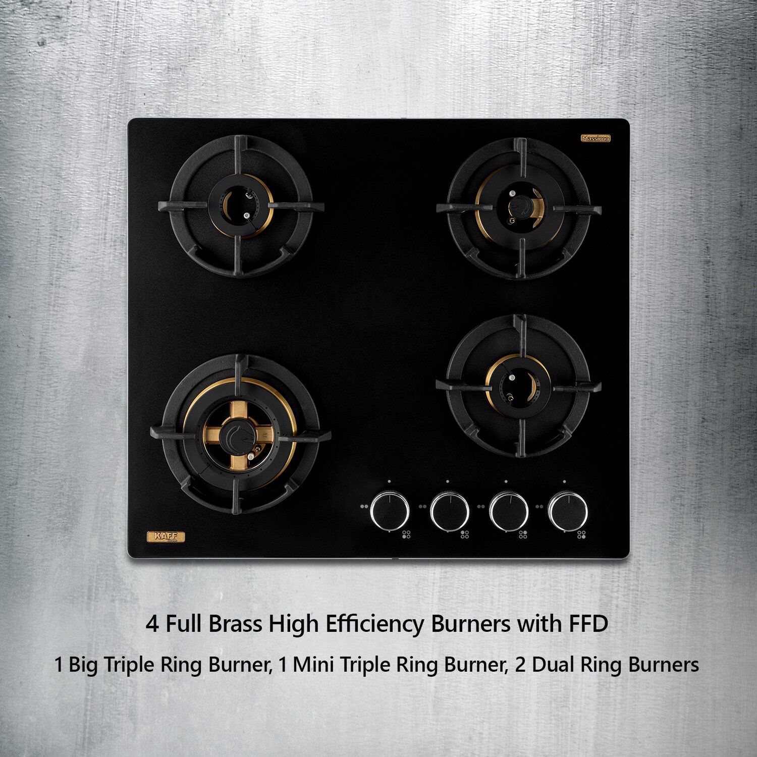 KAFF MSM 604 Glass Top 4 Burner Automatic Hob (Flame Failure Device, Black)_13