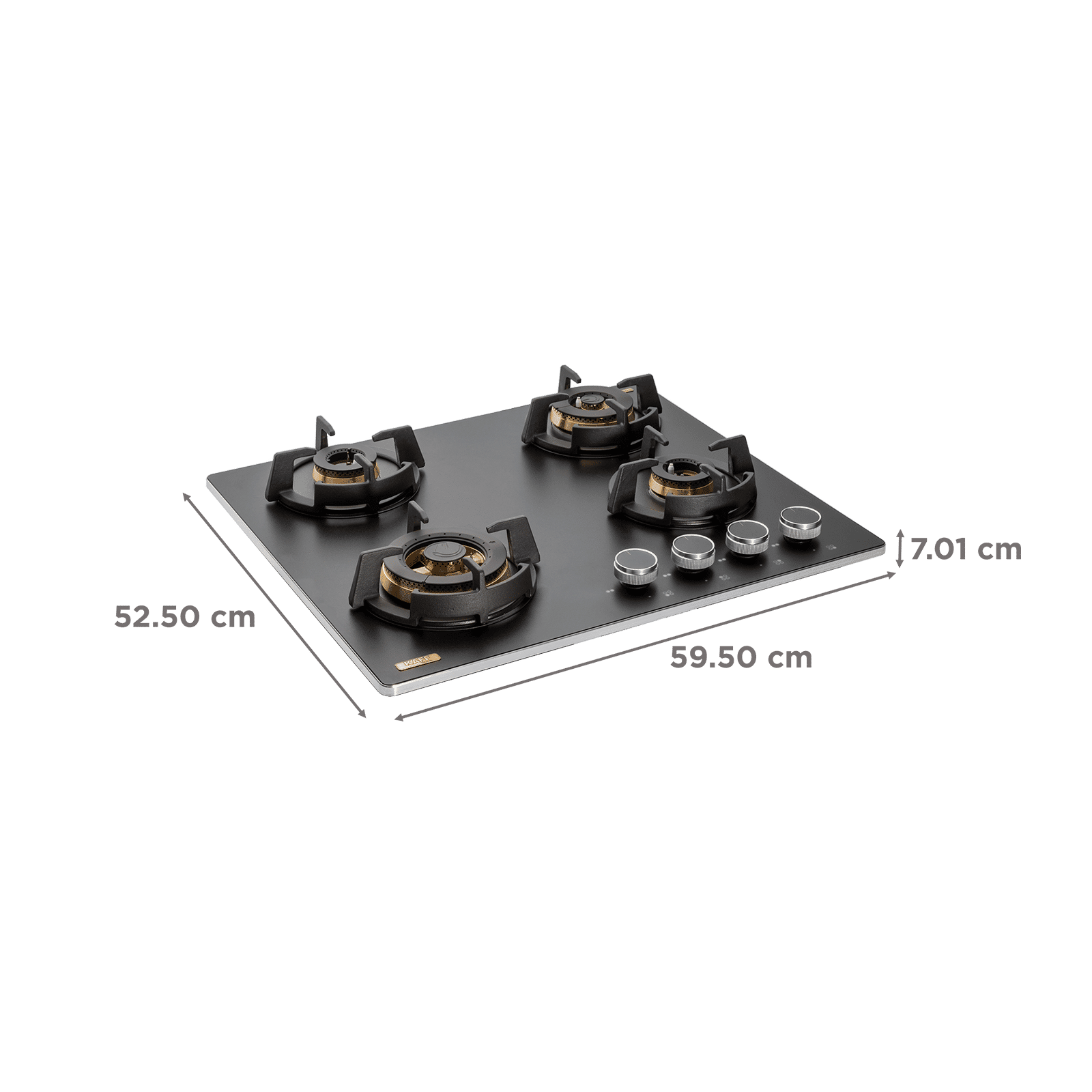 KAFF MSM 604 Glass Top 4 Burner Automatic Hob (Flame Failure Device, Black)_2