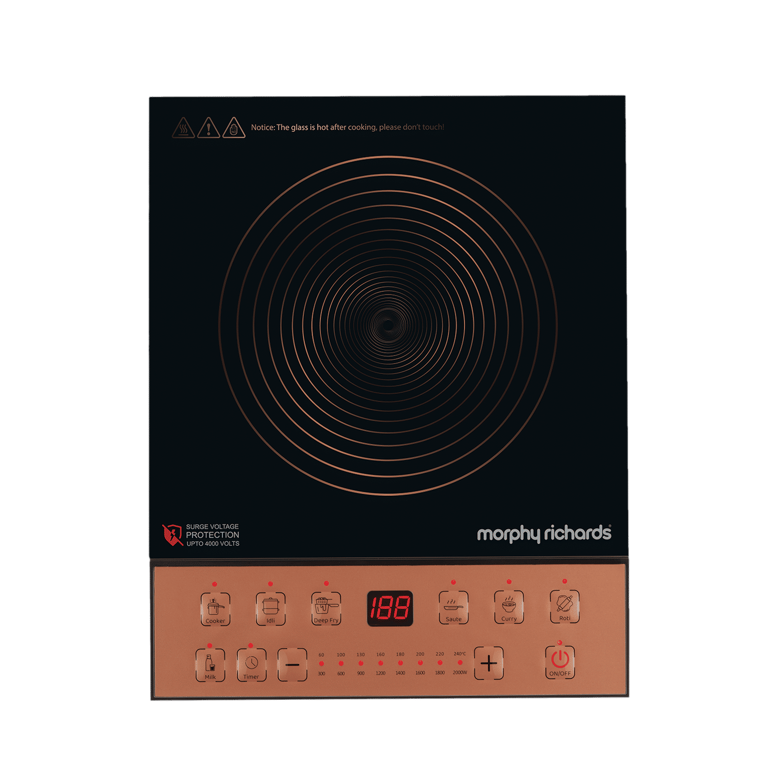Morphy Richards Belleza 2000W Induction Cooktop with 7 Preset Menus_1