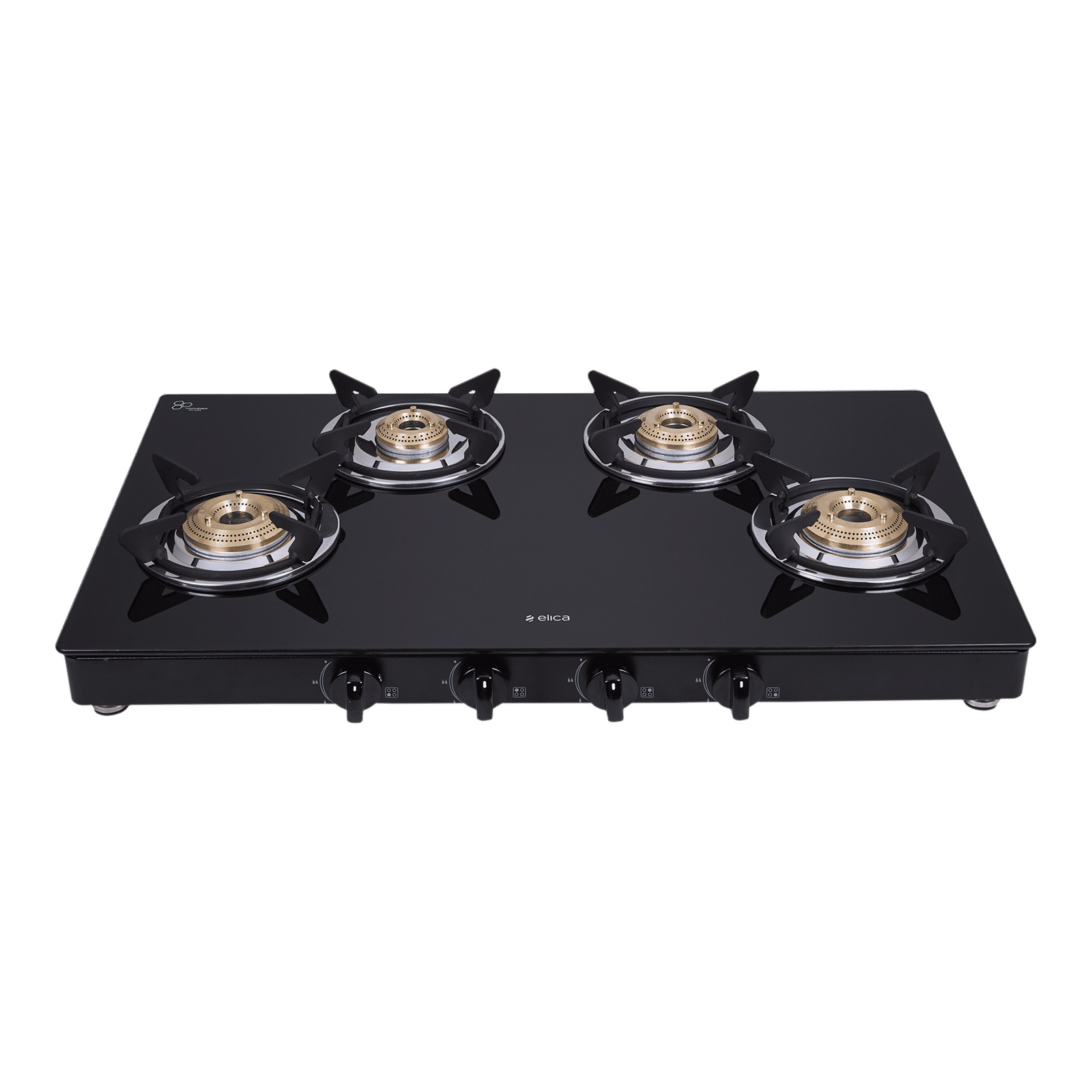 Elica 774 CT DT VETRO 2J Toughened Glass Top 4 Burner Automatic Gas Stove (Durable & Long-Lasting, Black) Elica 774 CT DT VETRO 2J Toughened Glass Top 4 Burner Automatic Gas Stove (Durable & Long-Lasting, Black)_3