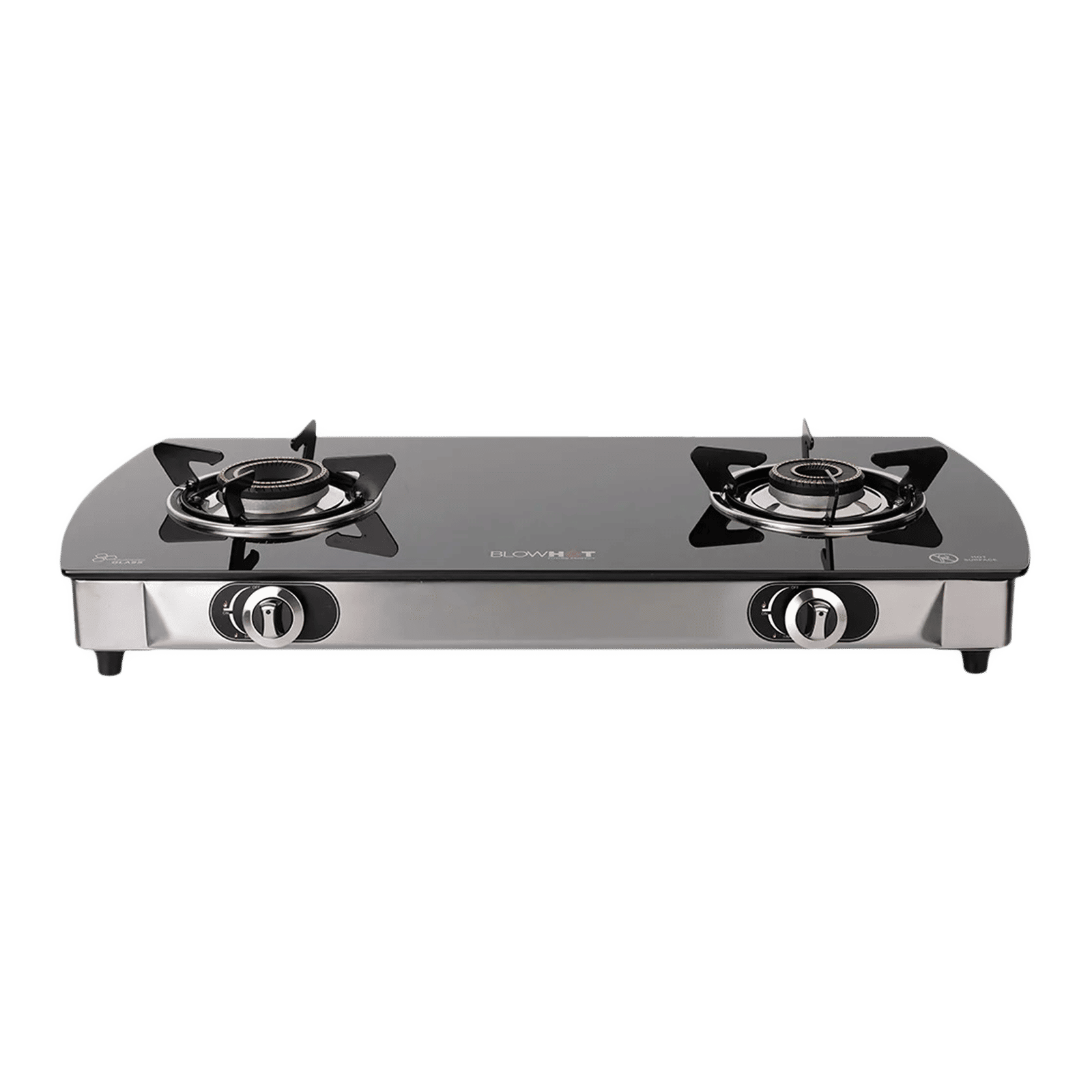 Blowhot Jasper Toughened Glass Top 2 Burner Manual Gas Stove (ISI Certified, Black) Blowhot Jasper Toughened Glass Top 2 Burner Manual Gas Stove (ISI Certified, Black)_6