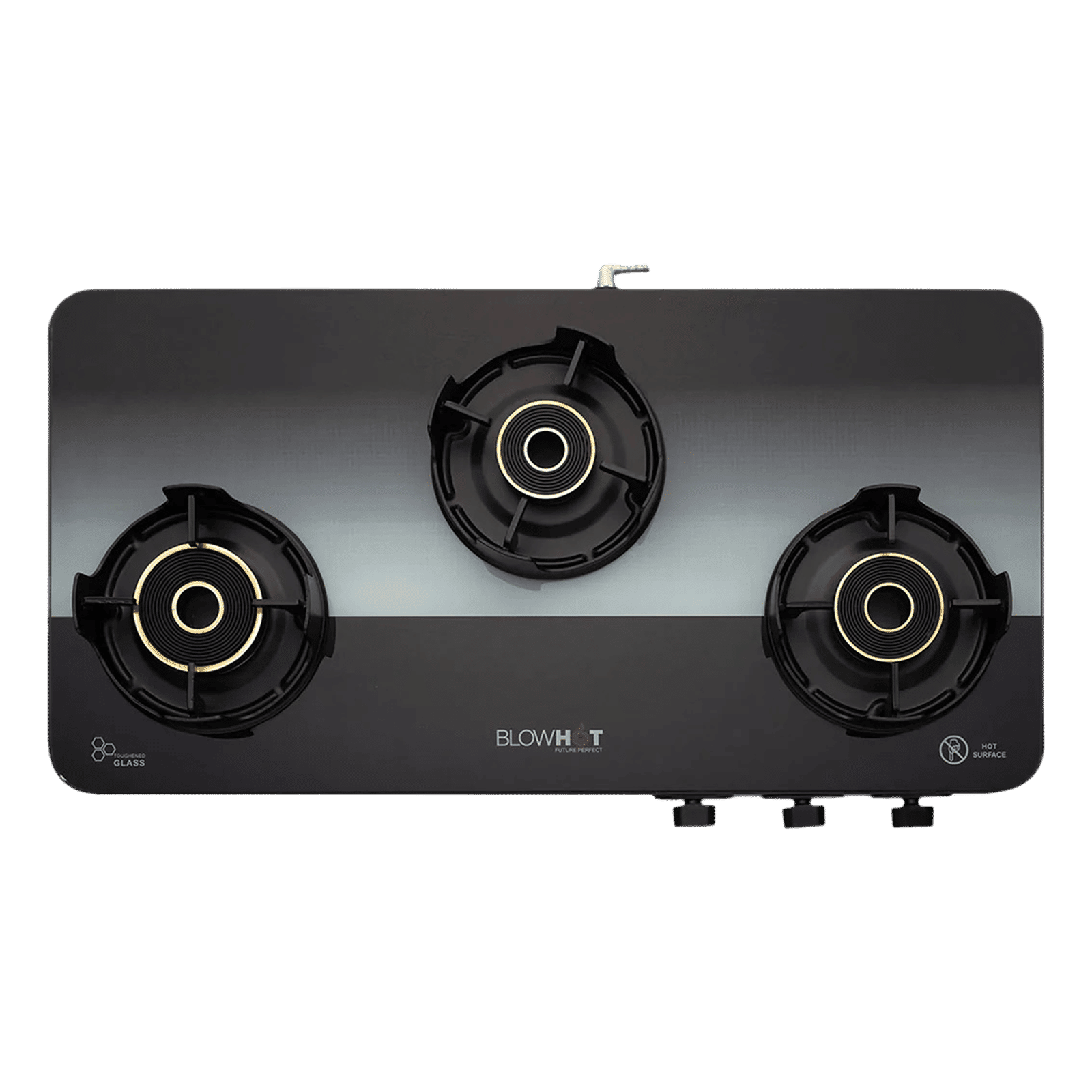 Blowhot Sapphire Toughened Glass Top 3 Burner Manual Gas Stove (ISI Certified, Black) Blowhot Sapphire Toughened Glass Top 3 Burner Manual Gas Stove (ISI Certified, Black)_15