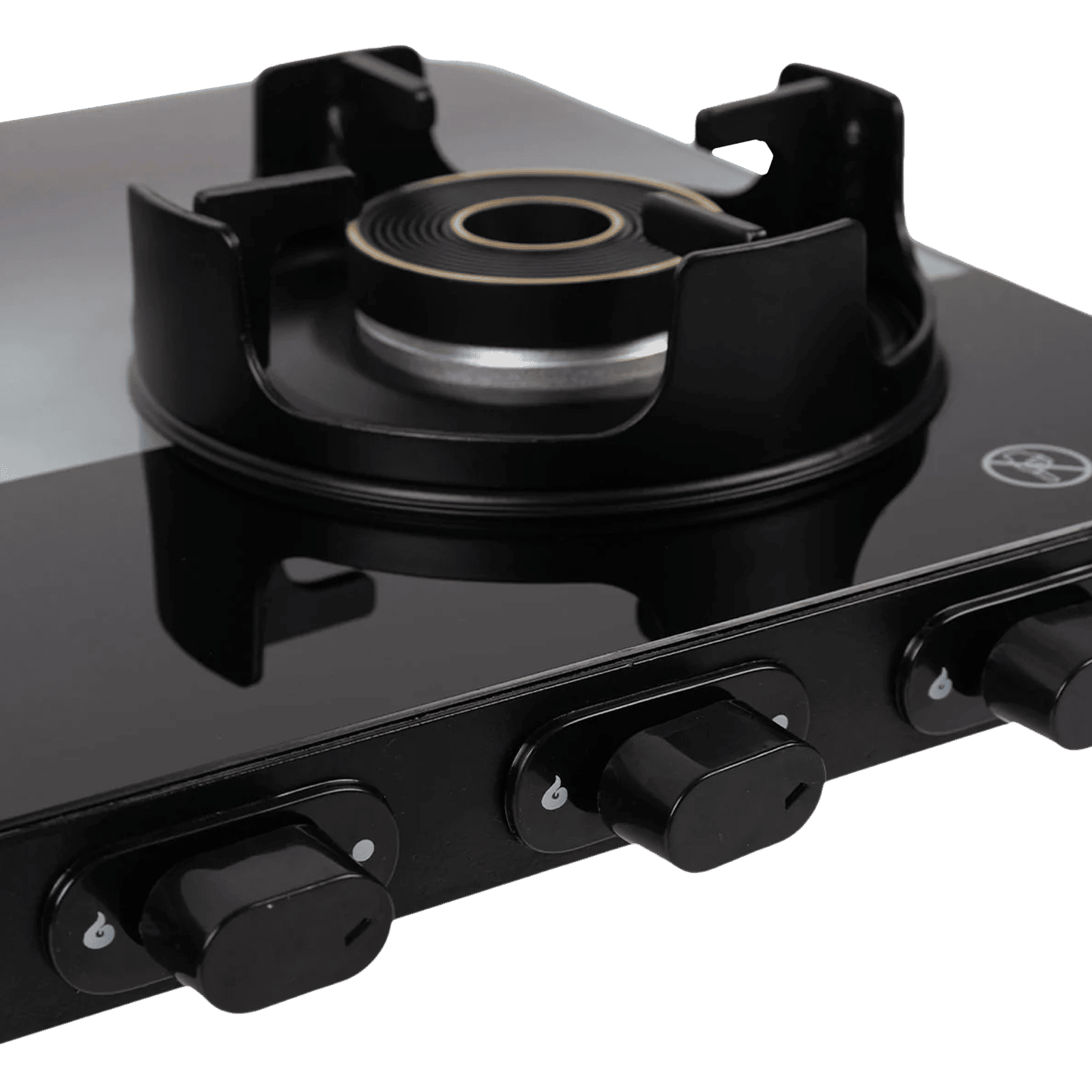 Blowhot Sapphire Toughened Glass Top 3 Burner Manual Gas Stove (ISI Certified, Black) Blowhot Sapphire Toughened Glass Top 3 Burner Manual Gas Stove (ISI Certified, Black)_5