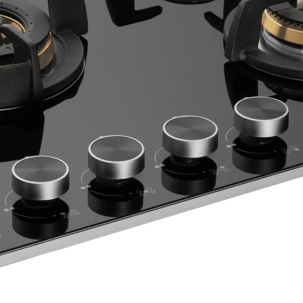 KAFF Bellini-F Tempered Glass Top 4 Burner Automatic Hob (Flame Failure Device, Black)_5