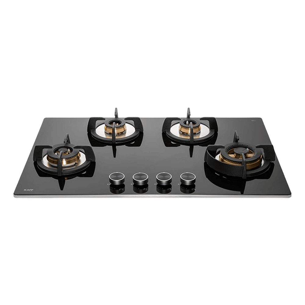 KAFF Bellini-F Tempered Glass Top 4 Burner Automatic Electric Hob (Flame Failure Device, Black) KAFF Bellini-F Tempered Glass Top 4 Burner Automatic Electric Hob (Flame Failure Device, Black)_1