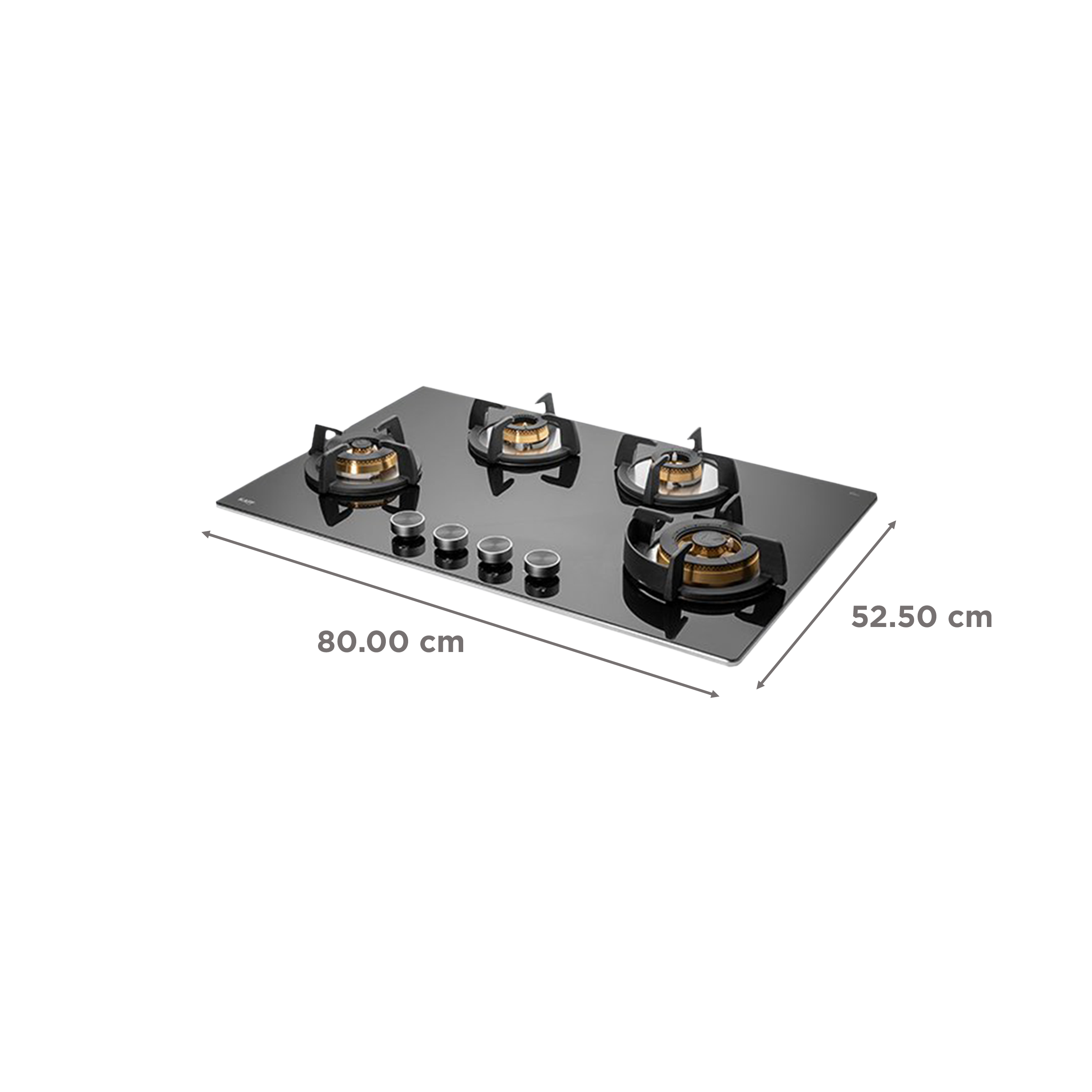 KAFF Bellini-F Tempered Glass Top 4 Burner Automatic Electric Hob (Flame Failure Device, Black) KAFF Bellini-F Tempered Glass Top 4 Burner Automatic Electric Hob (Flame Failure Device, Black)_2