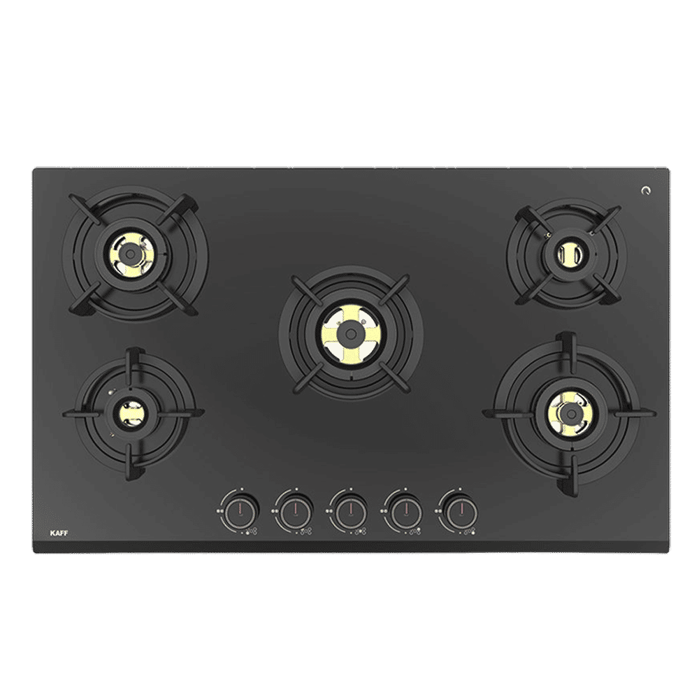 KAFF ASF 865 Tempered Glass Top 5 Burner Automatic Electric Hob (Flame Failure Device, Black) KAFF ASF 865 Tempered Glass Top 5 Burner Automatic Electric Hob (Flame Failure Device, Black)_6