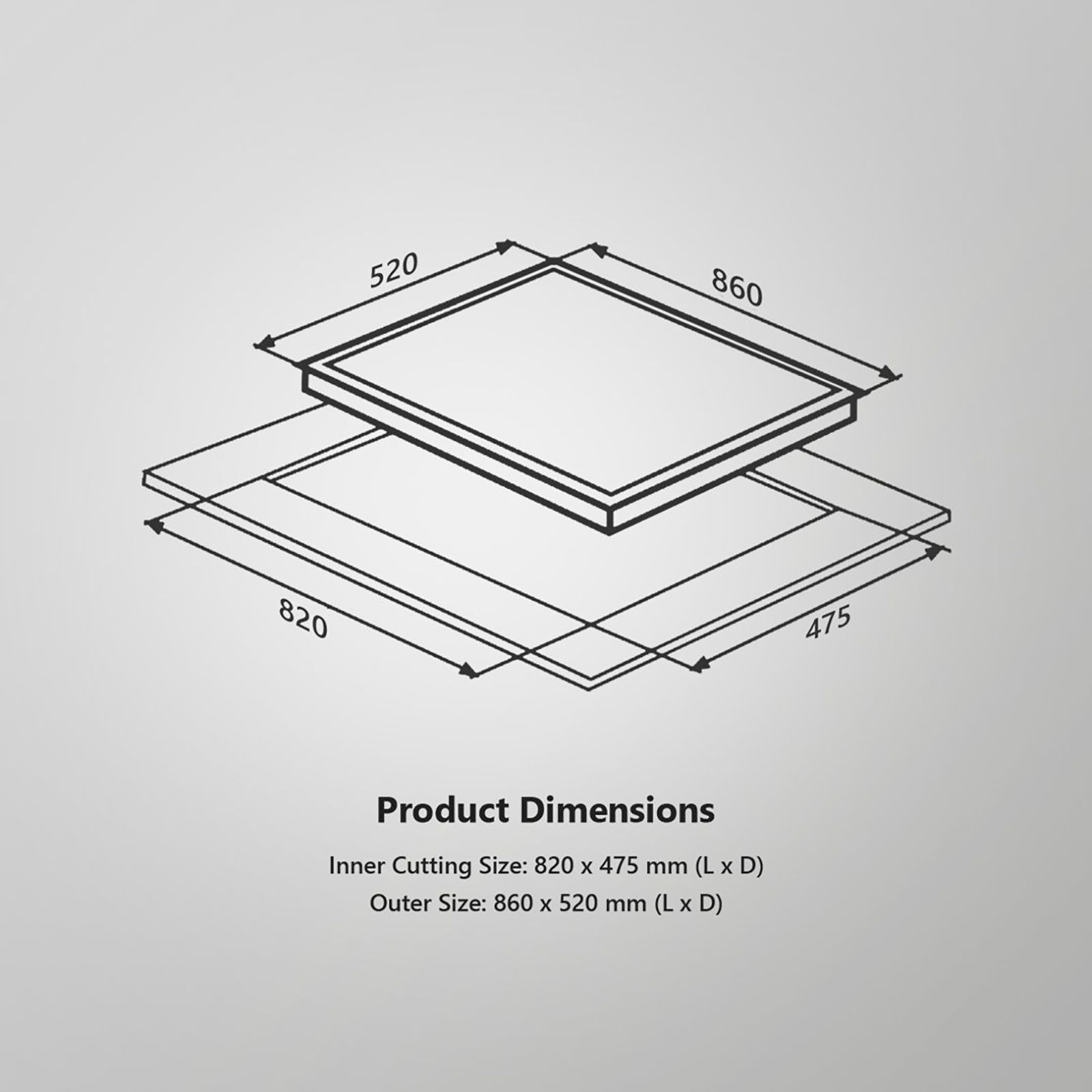 KAFF ASF 865 Tempered Glass Top 5 Burner Automatic Electric Hob (Flame Failure Device, Black) KAFF ASF 865 Tempered Glass Top 5 Burner Automatic Electric Hob (Flame Failure Device, Black)_7