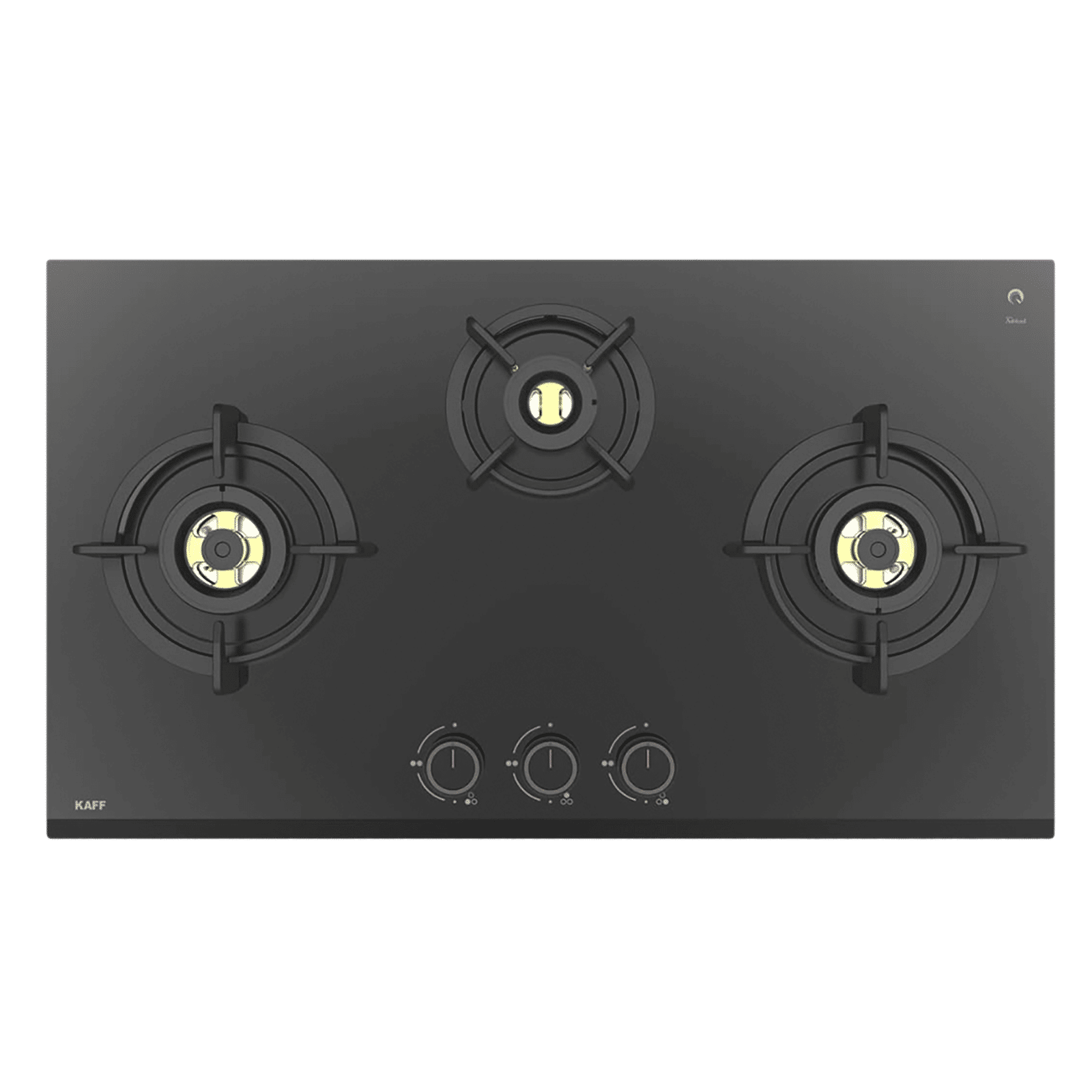 KAFF ASF 783 Tempered Glass Top 3 Burner Automatic Electric Hob (Flame Failure Device, Black)_10