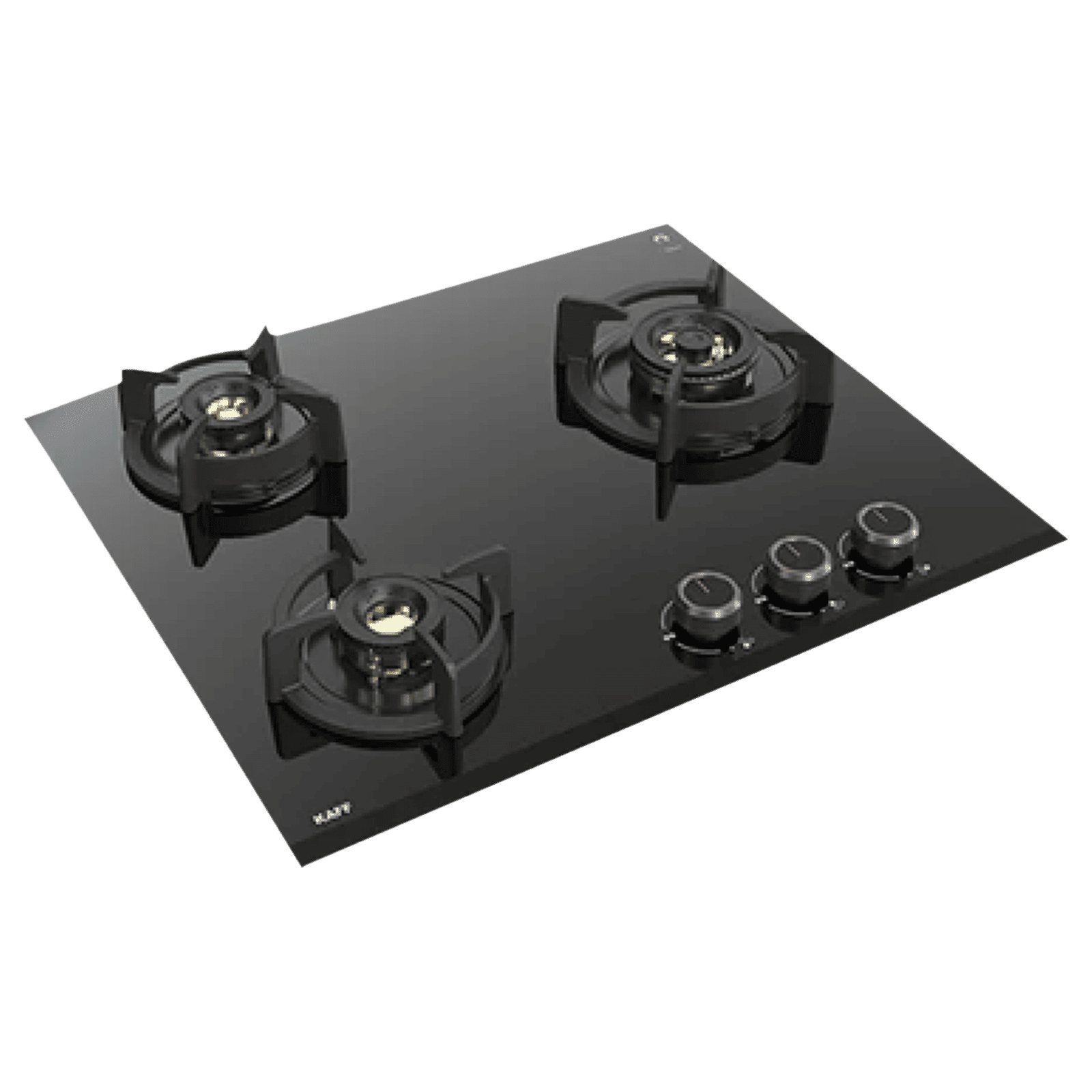 KAFF ASF 603 Tempered Glass Top 3 Burner Automatic Electric Hob (Flame Failure Device, Black) KAFF ASF 603 Tempered Glass Top 3 Burner Automatic Electric Hob (Flame Failure Device, Black)_1