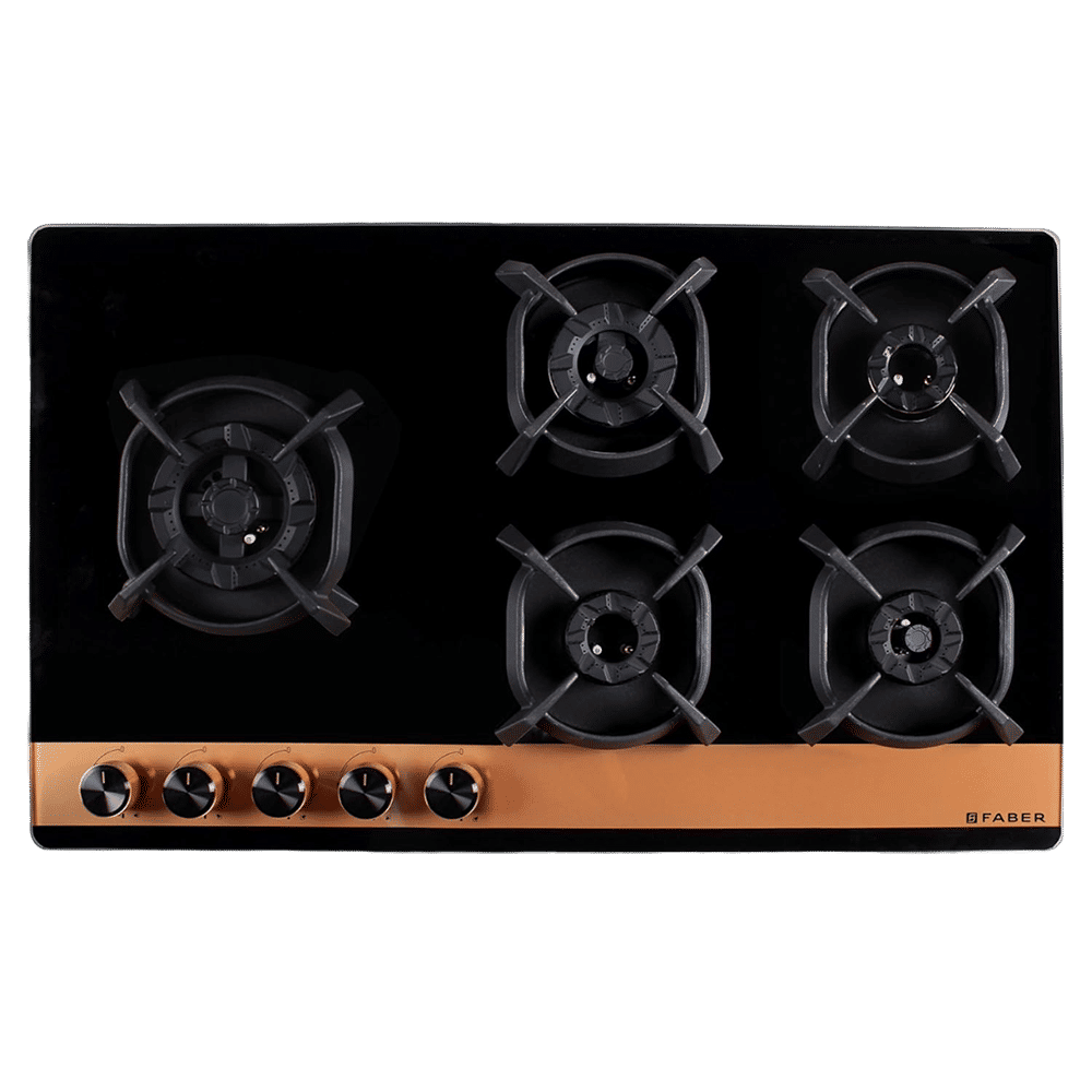Faber Utopia Pro HT 905 BR CI 5 Burner Automatic Electric Hob (Flame Failure Device, Black)_6