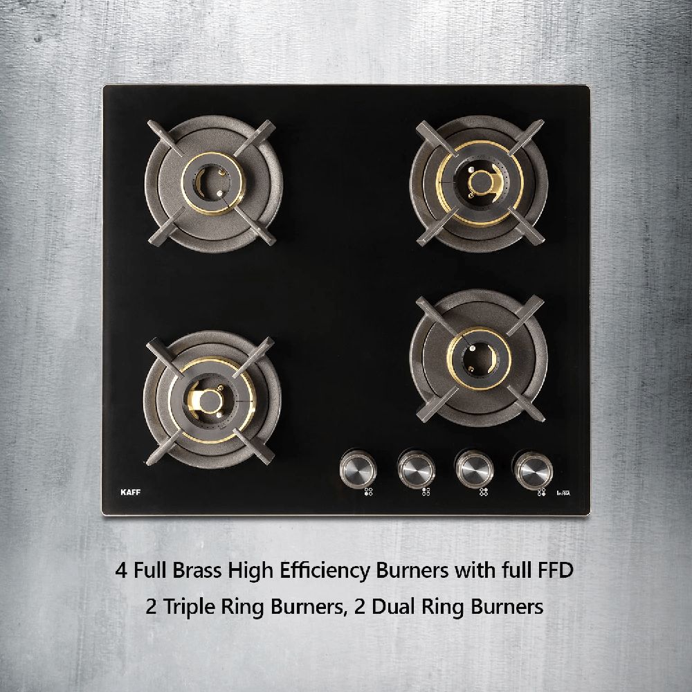 KAFF INF 604 Tempered Glass Top 4 Burner Automatic Electric Hob (Flame Failure Device, Black)_14