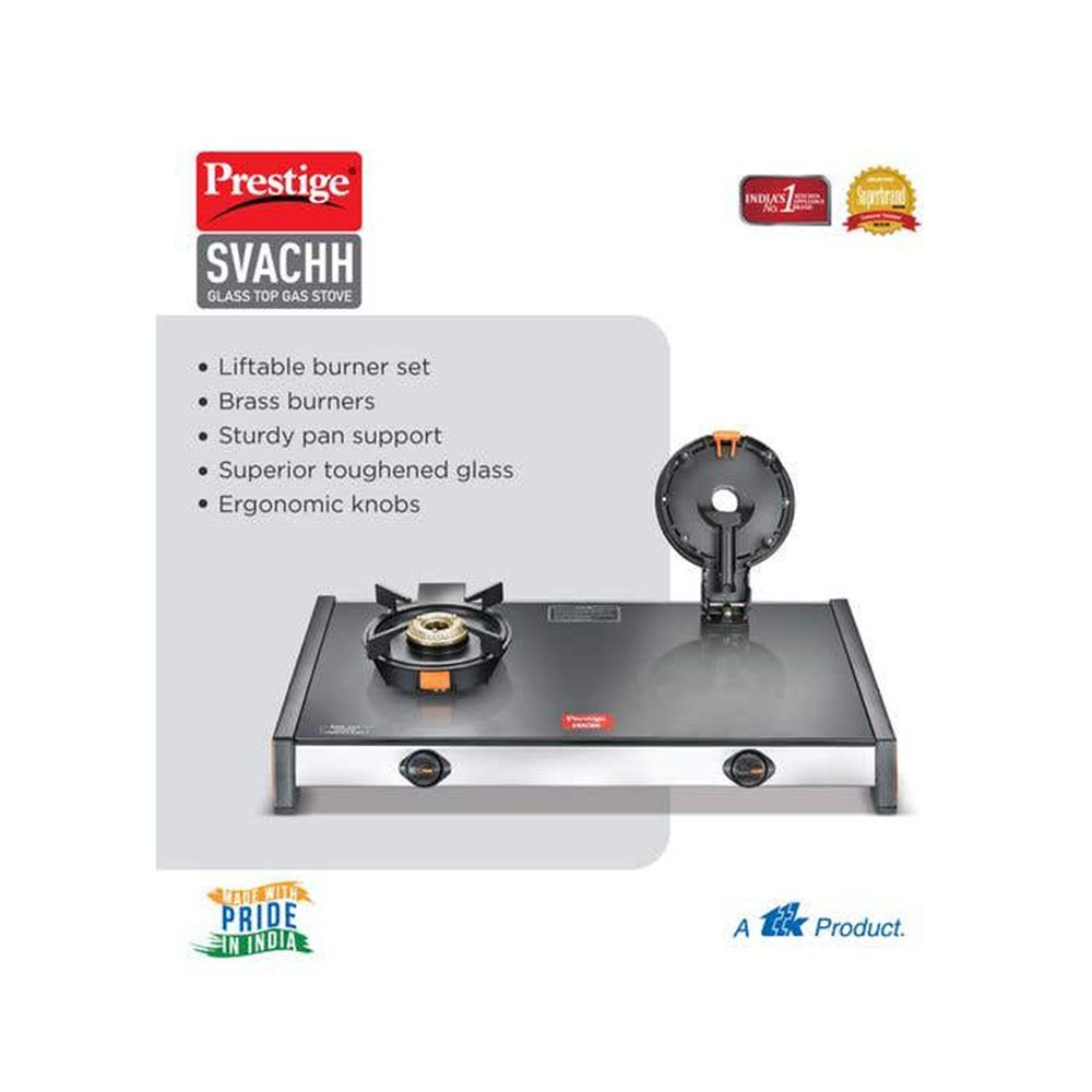 Prestige Svachh Toughened Glass Top 3 Burner Manual Gas Stove (Liftable Burner Set, Black) Prestige Svachh Toughened Glass Top 3 Burner Manual Gas Stove (Liftable Burner Set, Black)_4
