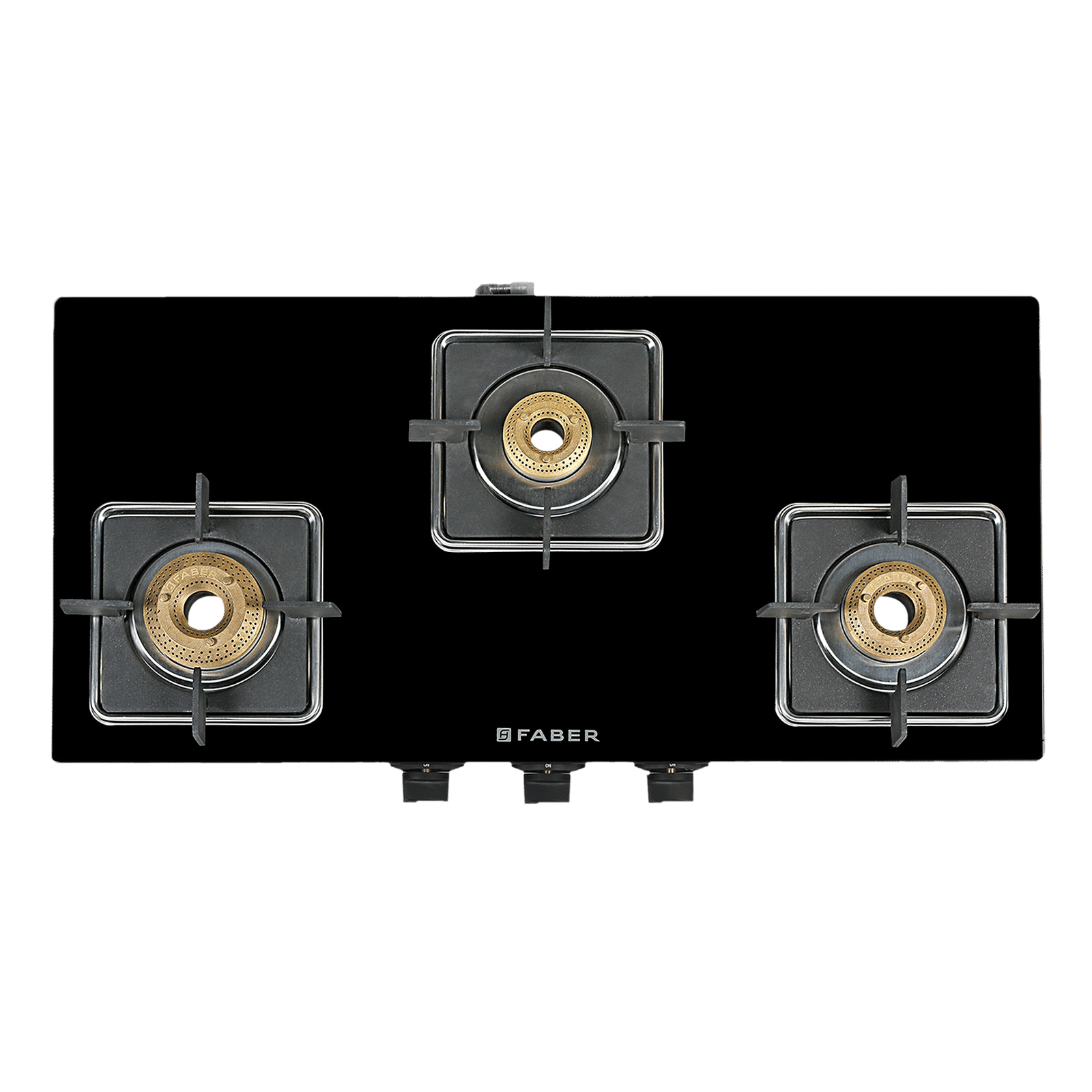 Faber PEARL 3BB BK Tempered Glass Top 3 Burner Manual Gas Stove (Corrosion Resistance, Black) Faber PEARL 3BB BK Tempered Glass Top 3 Burner Manual Gas Stove (Corrosion Resistance, Black)_9