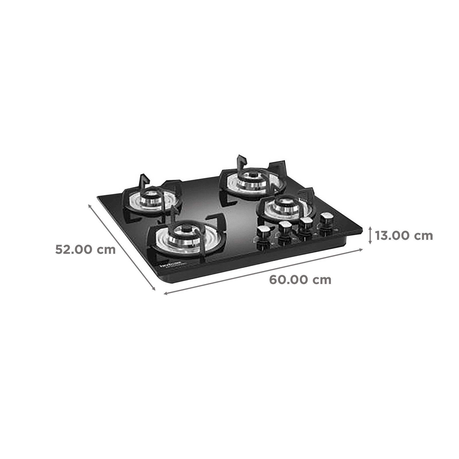 Hindware Sara Plus Toughened Glass Top 4 Burner Automatic Hob (Stainless Steel Drip Tray, Black)_2