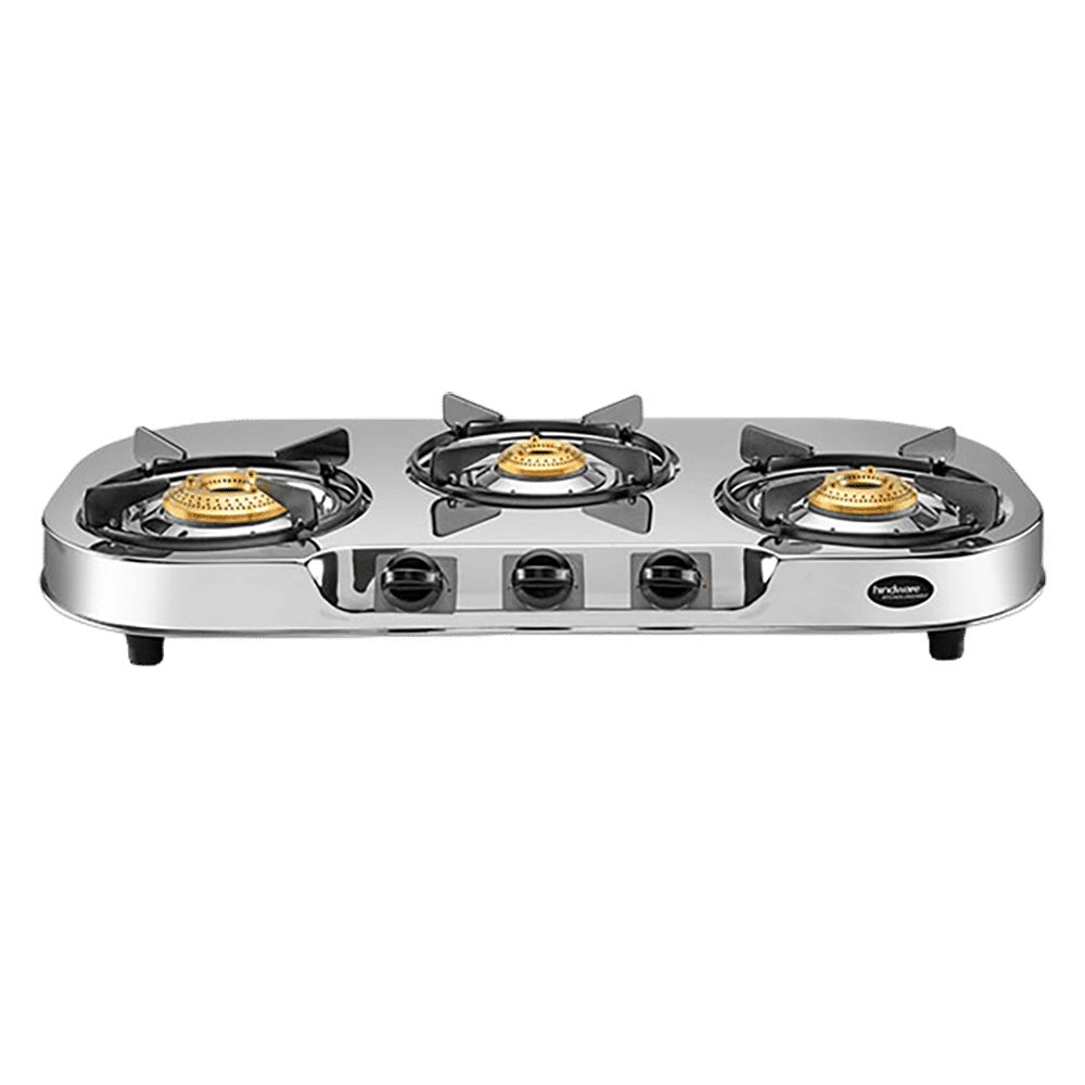 hindware Festo 3 Burner Manual Gas Stove (Sturdy Pan Support, Silver) hindware Festo 3 Burner Manual Gas Stove (Sturdy Pan Support, Silver)_6