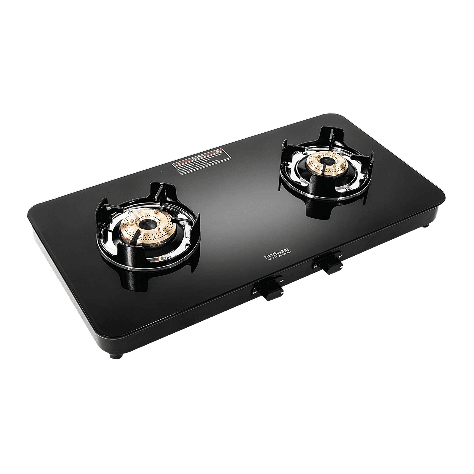 Hindware Alverio Neo Toughened Glass Top 2 Burner Manual Gas Stove (Ergonomic Design, Black)_9