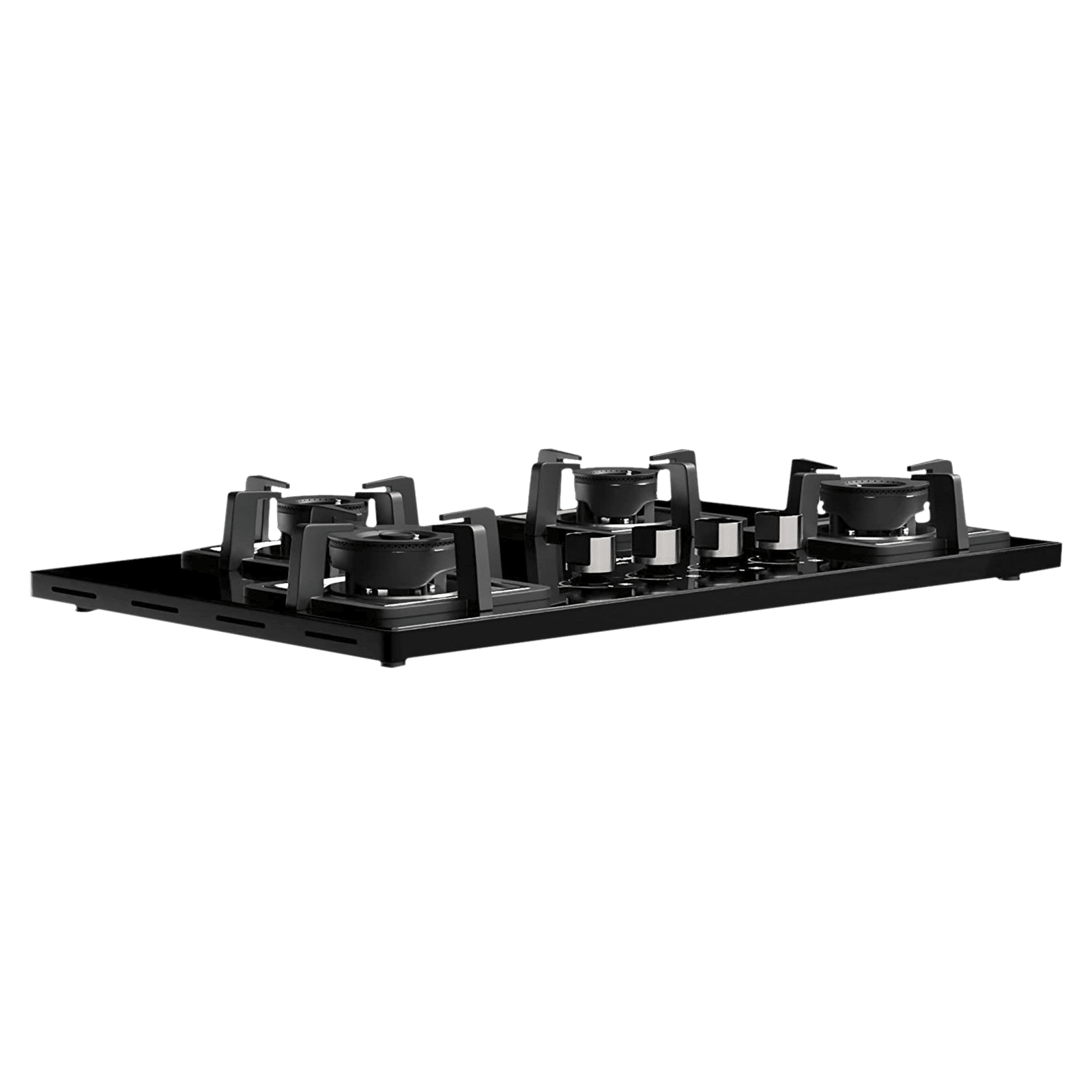 Crompton SuperSlim Toughened Glass Top 4 Burner Automatic Hob (Heat Resistant Metal Knob, Midnight Black)_6