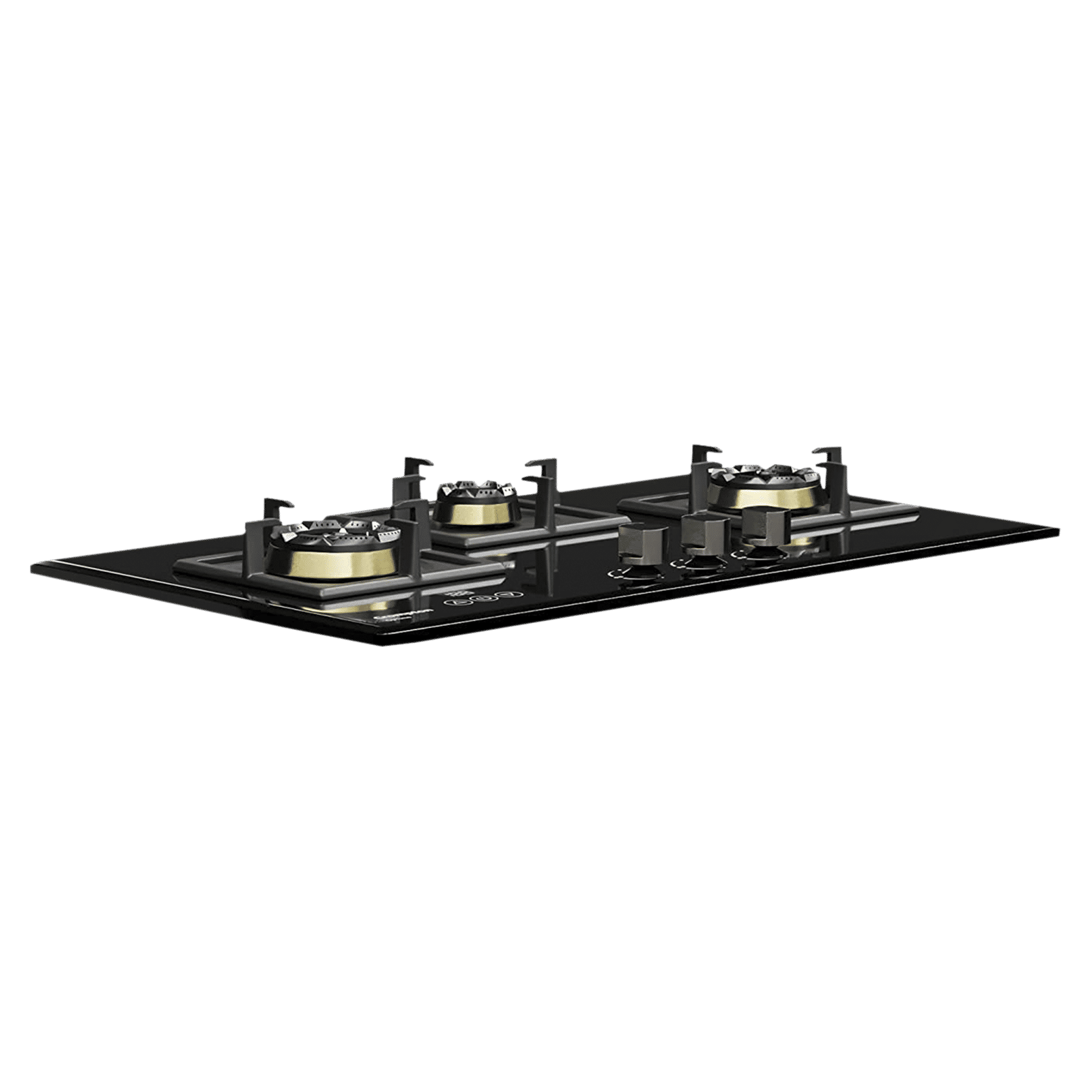 Crompton Optime Toughened Glass Top 3 Burner Automatic Hob (3D Flame Technology, Midnight Black) Crompton Optime Toughened Glass Top 3 Burner Automatic Hob (3D Flame Technology, Midnight Black)_6